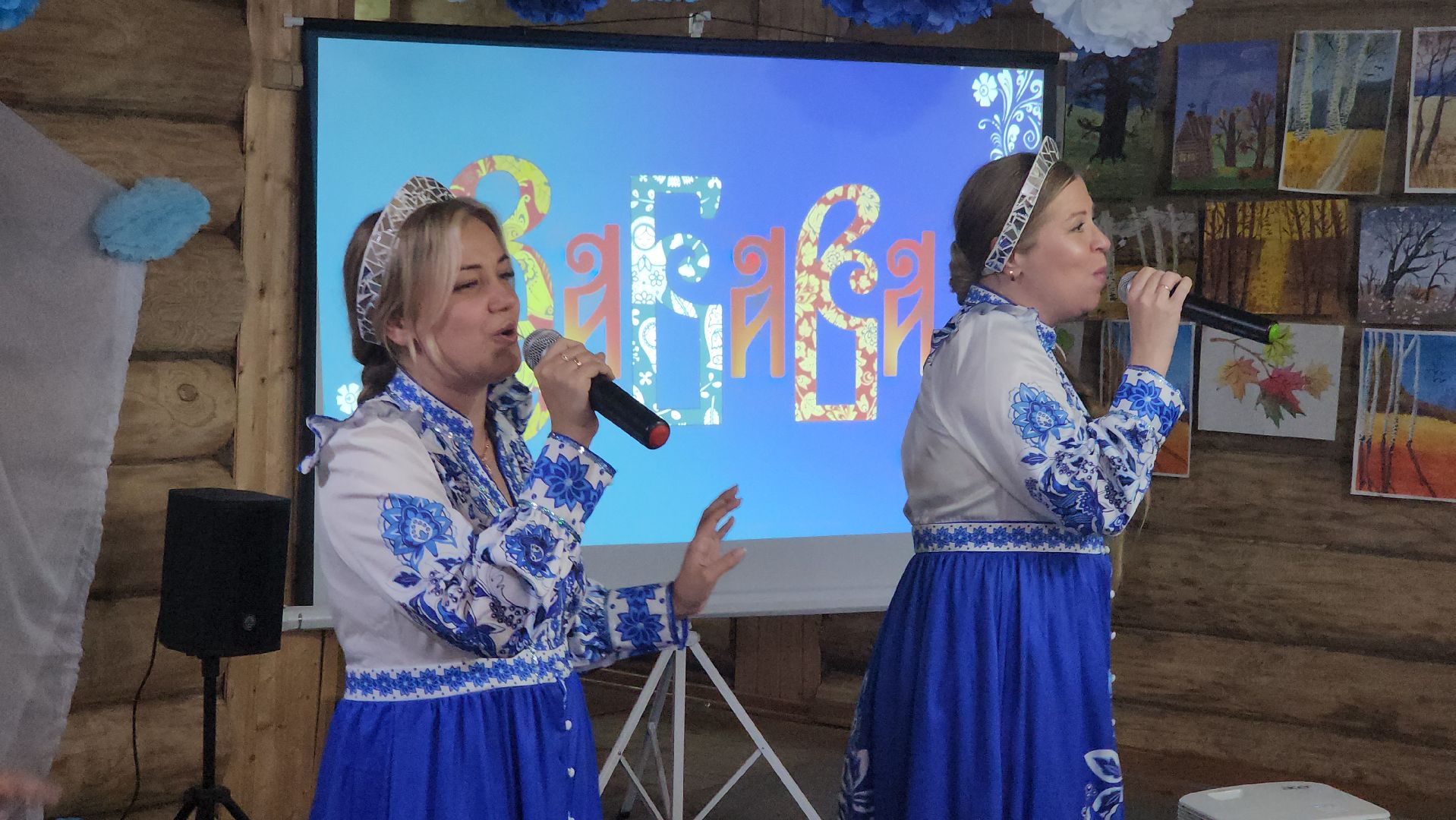 кашира, культура, концерт, юбилей, трио забава, русская народная музыка,