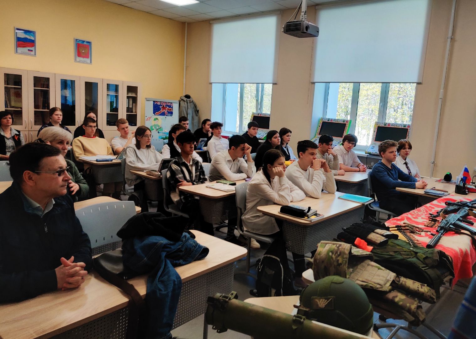 Красноармейск, Пушкинский, урок мужества, боевое братство