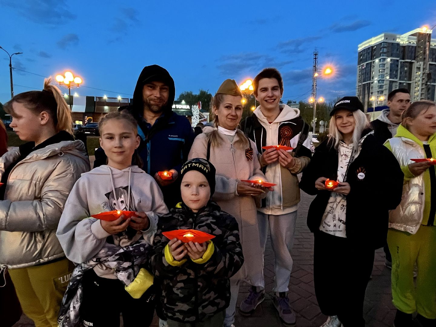 Наро-Фоминск, Наро-Фоминский городской округ, День Победы, Огни Памяти, молодёжь