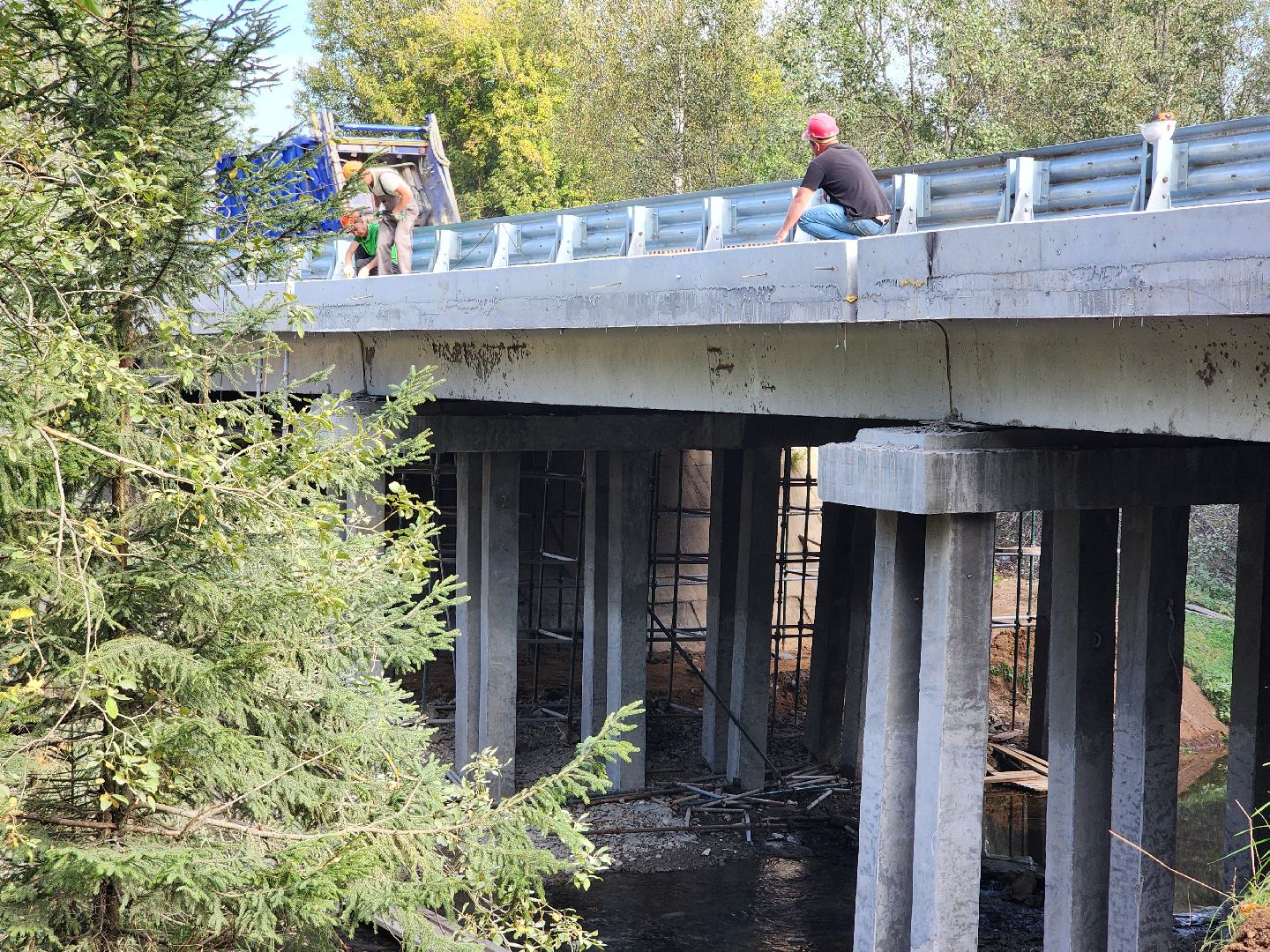 сергиев посад, сергиево-посадский городской округ, оргрэс, мост, ремонт моста, мостовик, хотьково, дмитров, река пажа, капитальный ремонт моста,