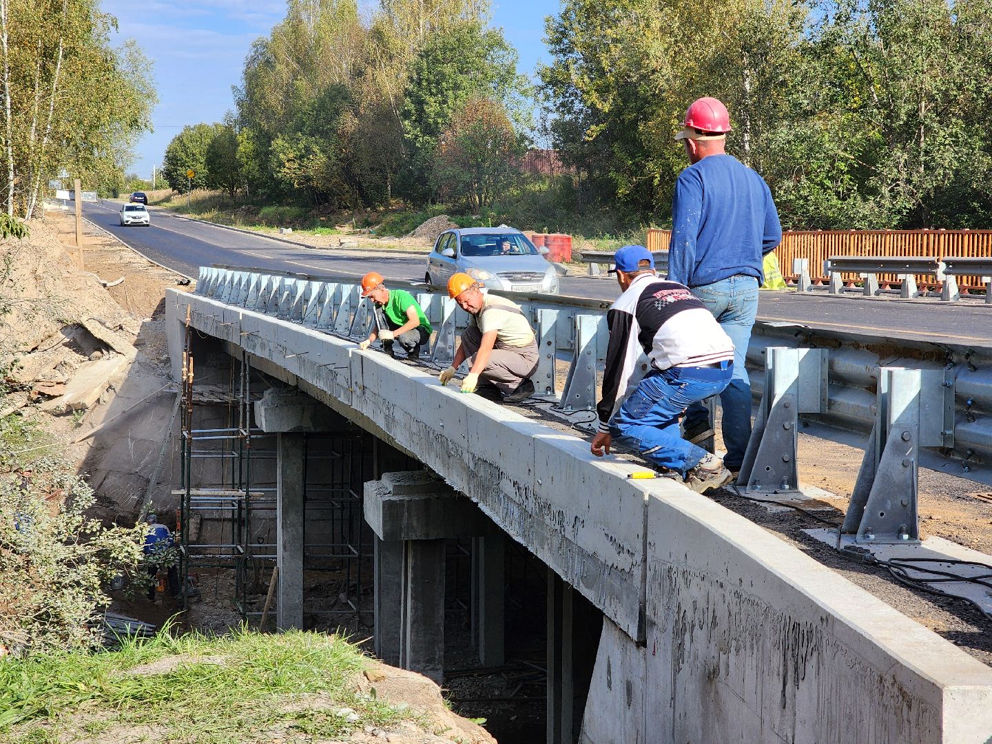 сергиев посад, сергиево-посадский городской округ, оргрэс, мост, ремонт моста, мостовик, хотьково, дмитров, река пажа, капитальный ремонт моста,