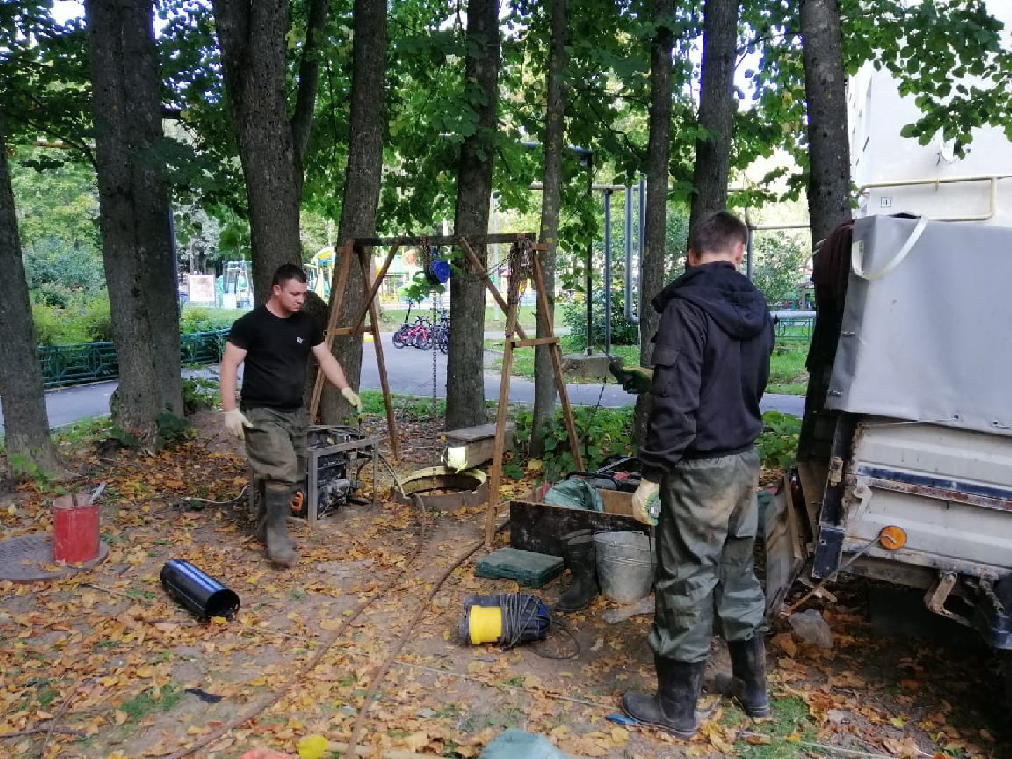городской округ восход, жкх, благоустройство, канализационная сеть,