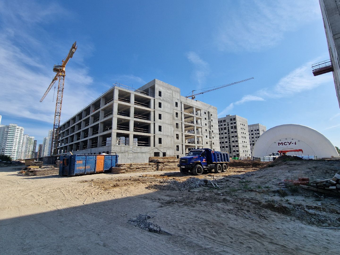 строительство больницы в ольгино, балашиха, медицина,