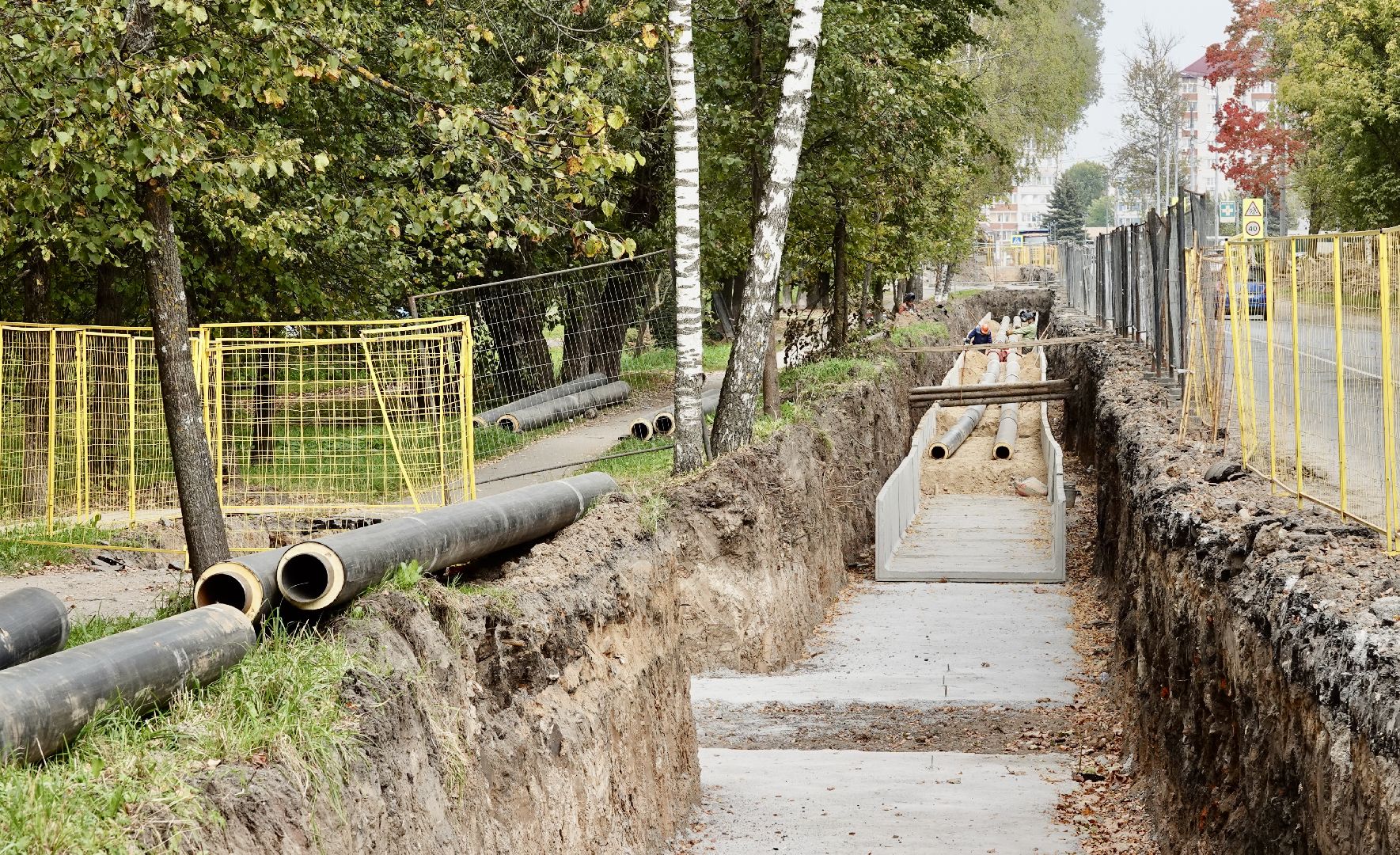 жкх, трубы, теплотрасса , хотьково , сергиево-посадский городской округ,