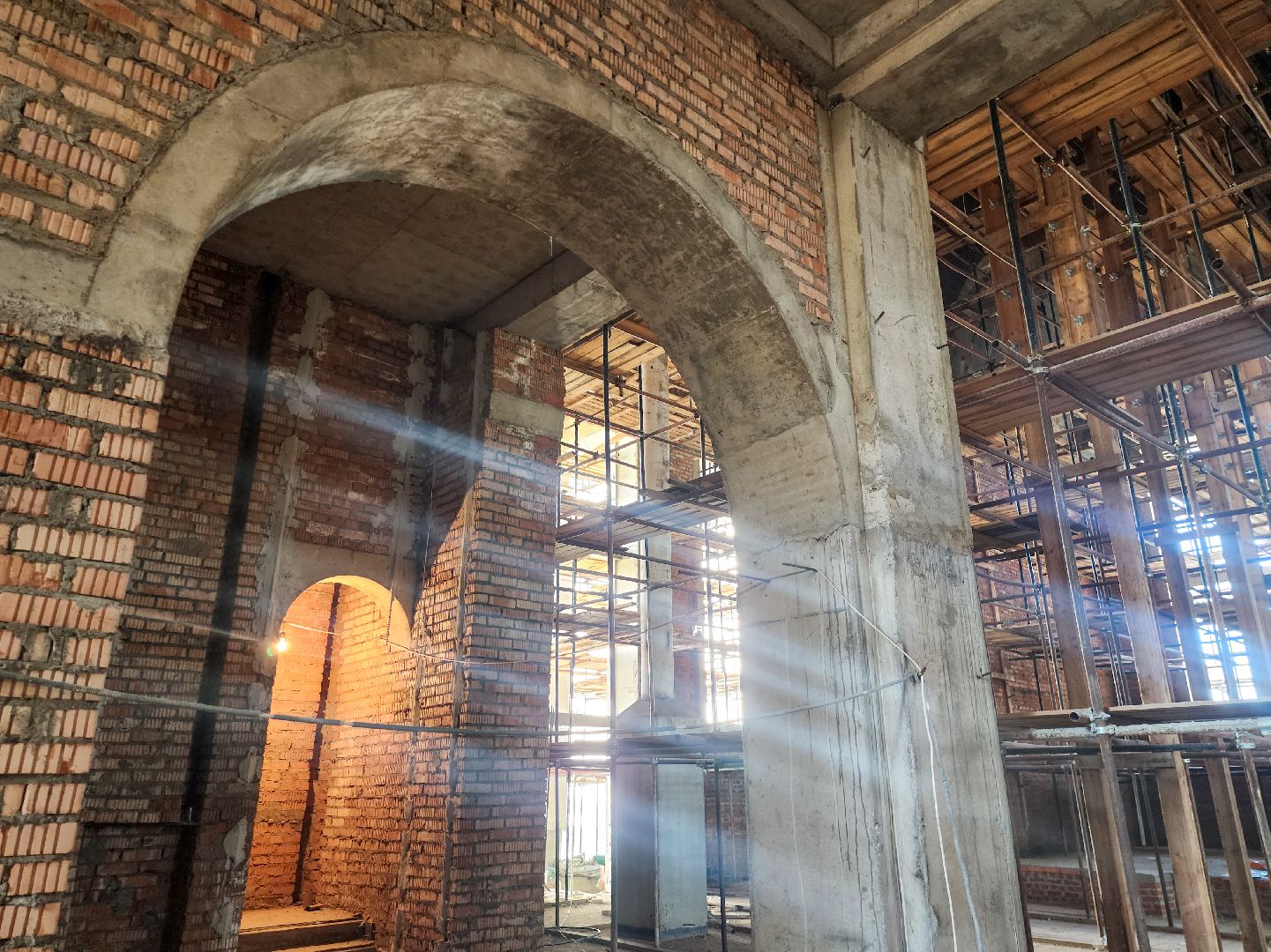 Подольск, Никольский храм, Строительство храма, Опалубка, Микрорайон Кузнечики,