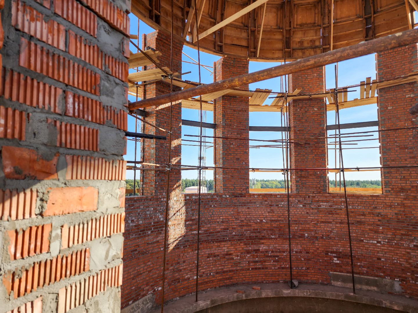Подольск, Никольский храм, Строительство храма, Опалубка, Микрорайон Кузнечики,