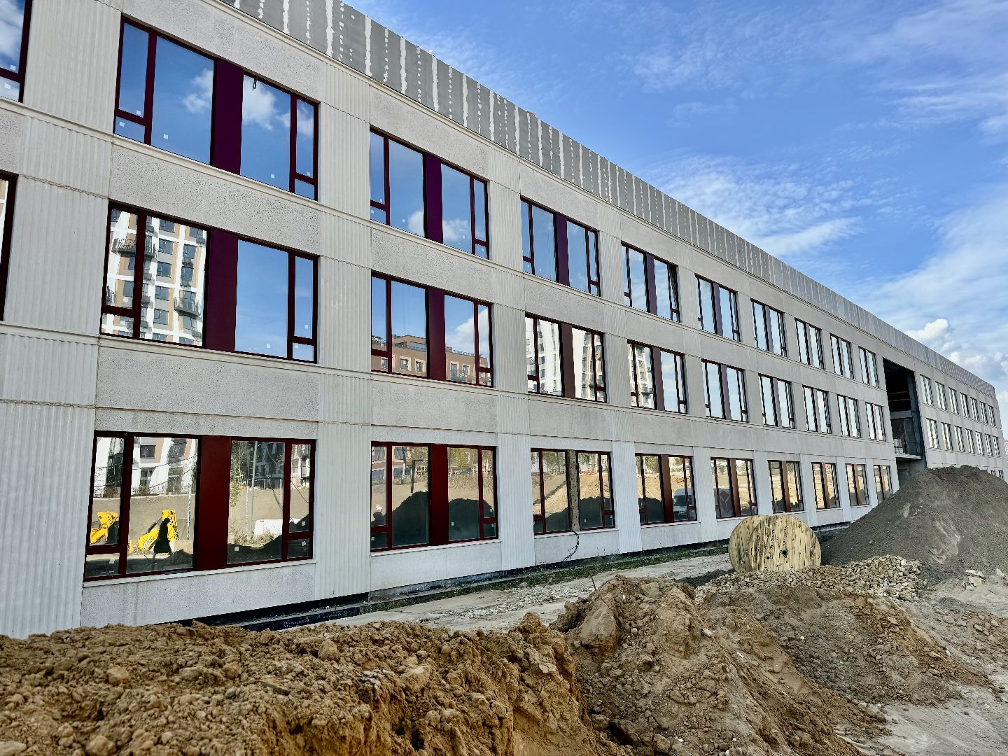 школа на 1675 мест, ленинский го, брусника, строительство школы,жк первый квартал,