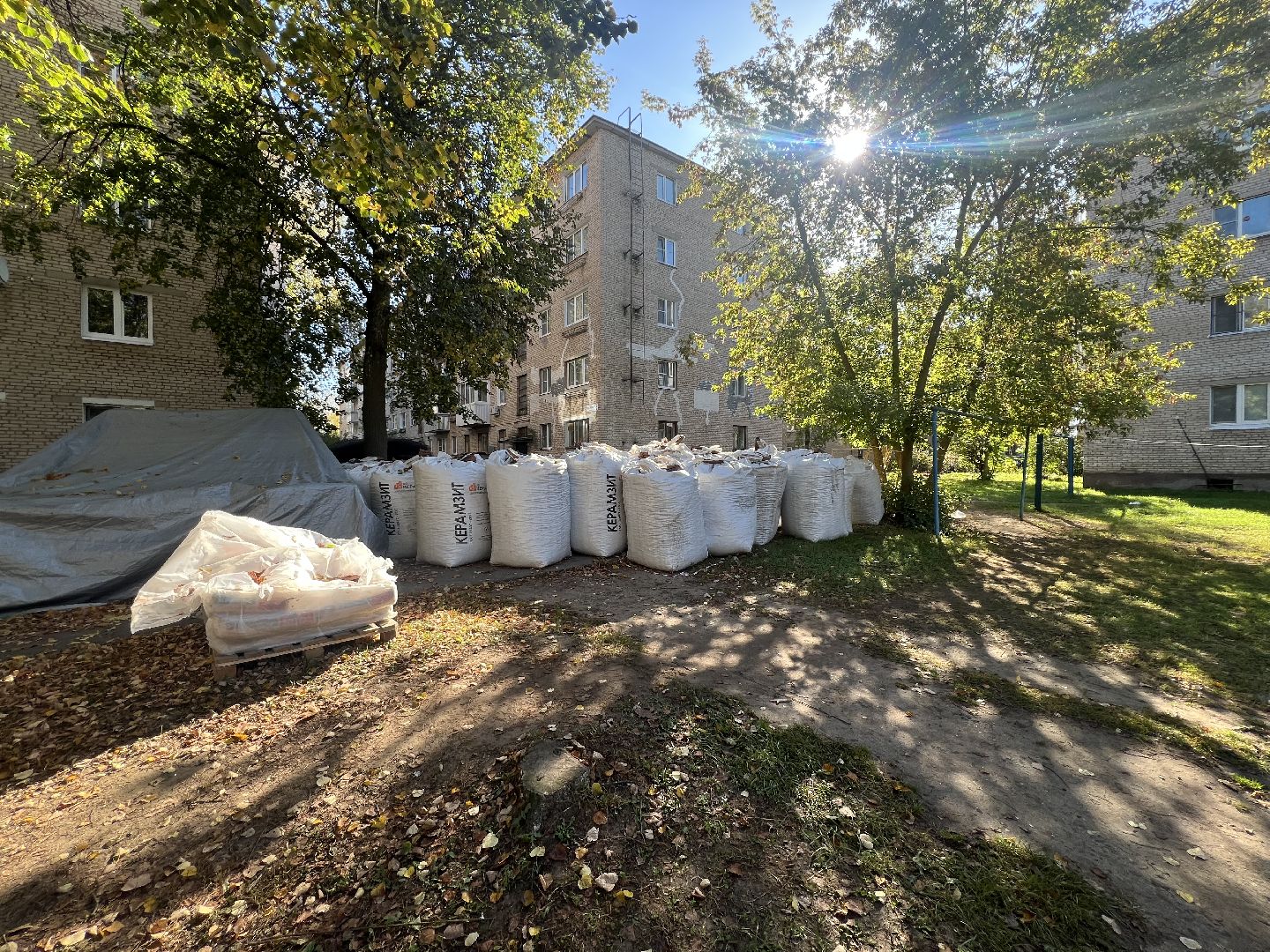 талдомский городской округ, Ремонт крыши запрудня,