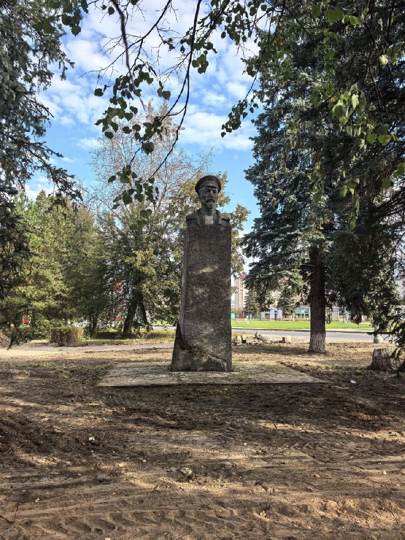 сергиево-посадский городской округ, хотьково, благоустройство, благоустройство площади, сквер , памятник дзержинскому,тц любимый,