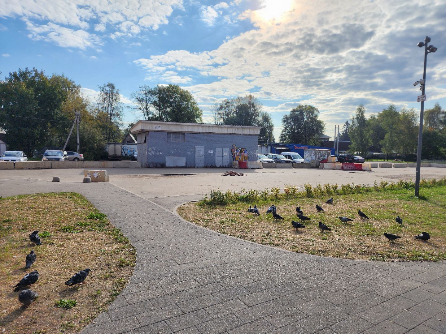 сергиево-посадский городской округ, хотьково, благоустройство, благоустройство площади, сквер , памятник дзержинскому,тц любимый,