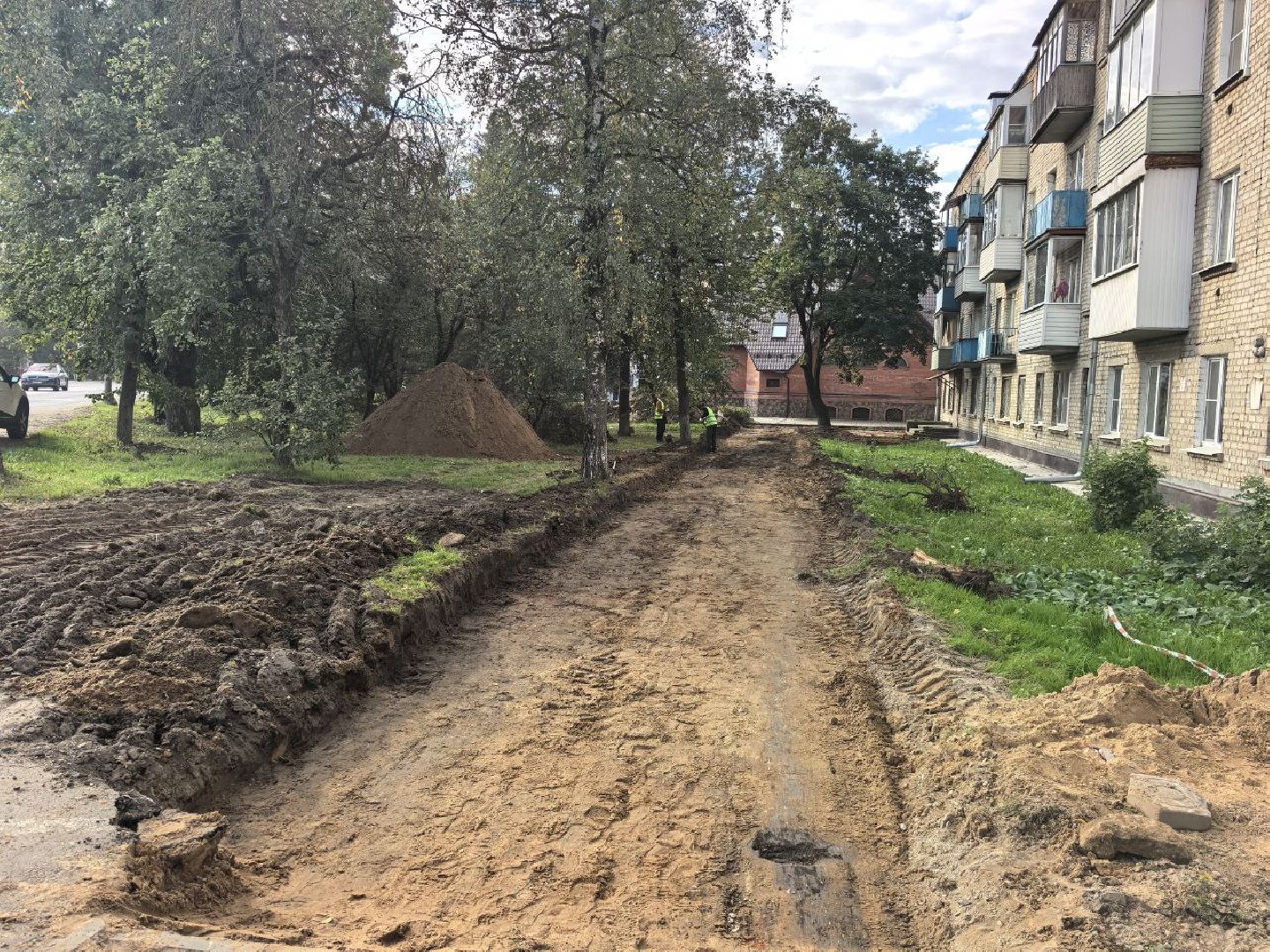 сергиево-посадский городской округ, хотьково, благоустройство, благоустройство площади, сквер , памятник дзержинскому,тц любимый,