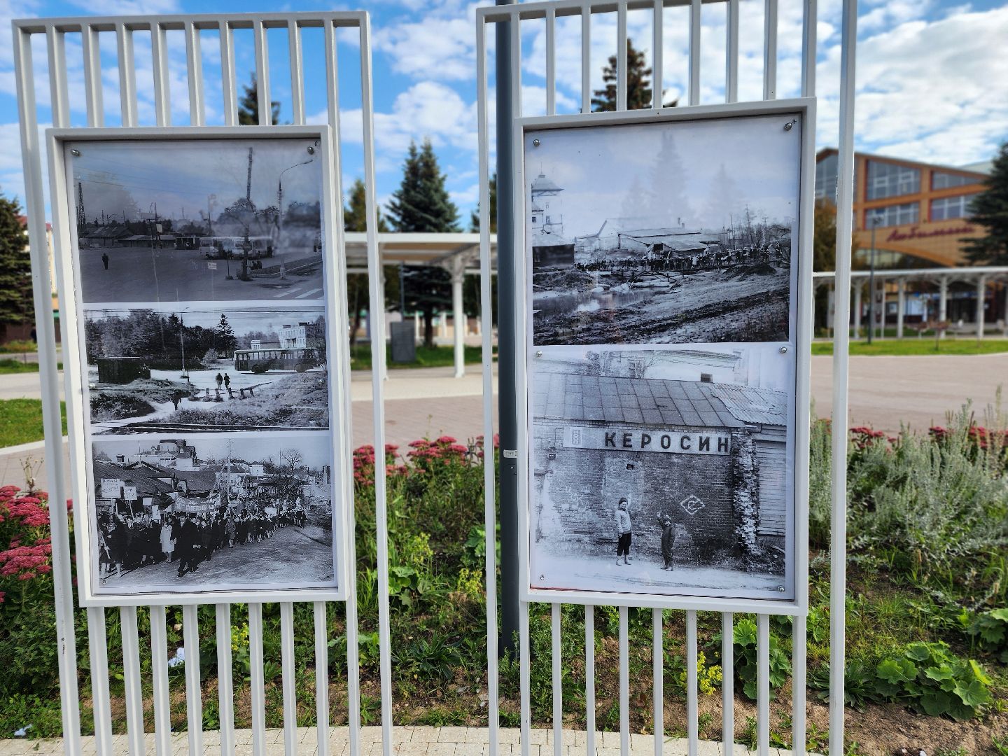 сергиево-посадский городской округ, хотьково, благоустройство, благоустройство площади, сквер , памятник дзержинскому,тц любимый,