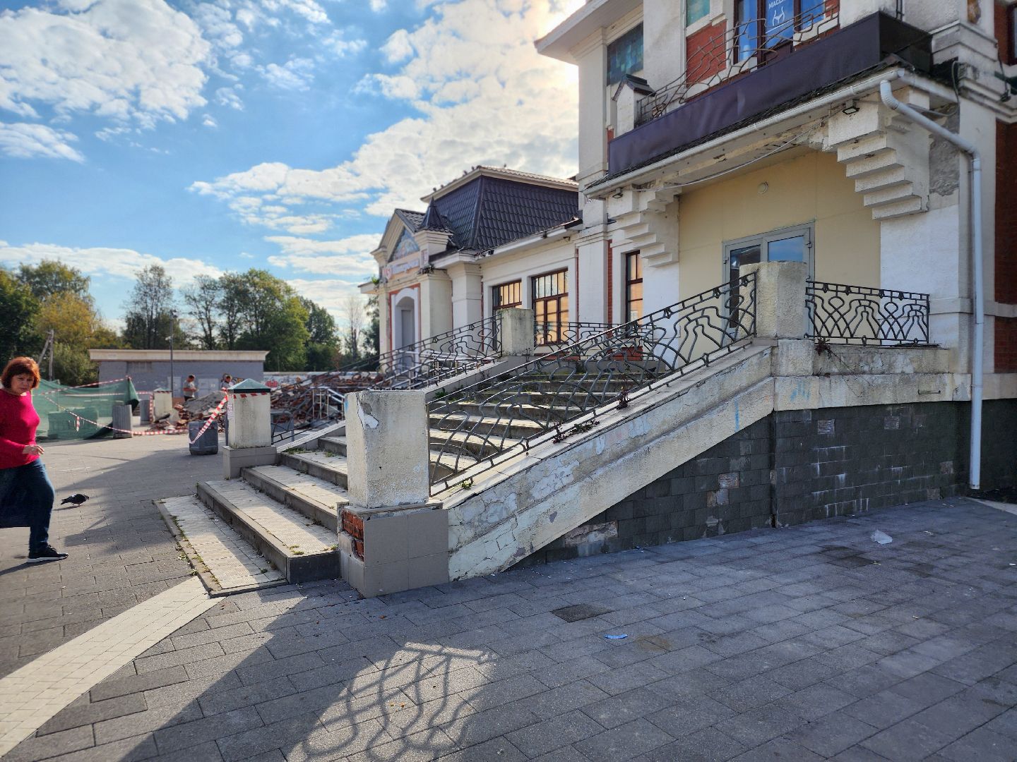 сергиево-посадский городской округ, хотьково, благоустройство, благоустройство площади, сквер , памятник дзержинскому,тц любимый,