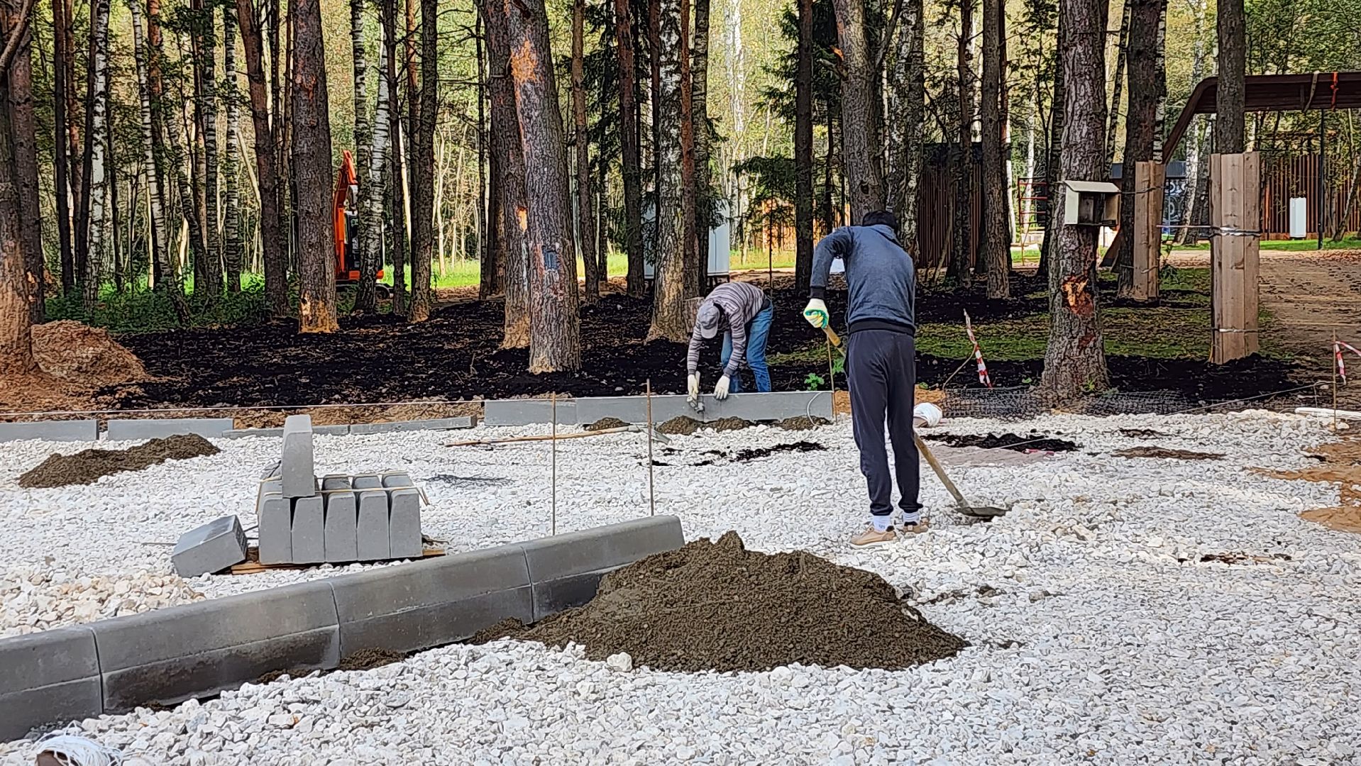 благоустройство, истра, лесопарк,