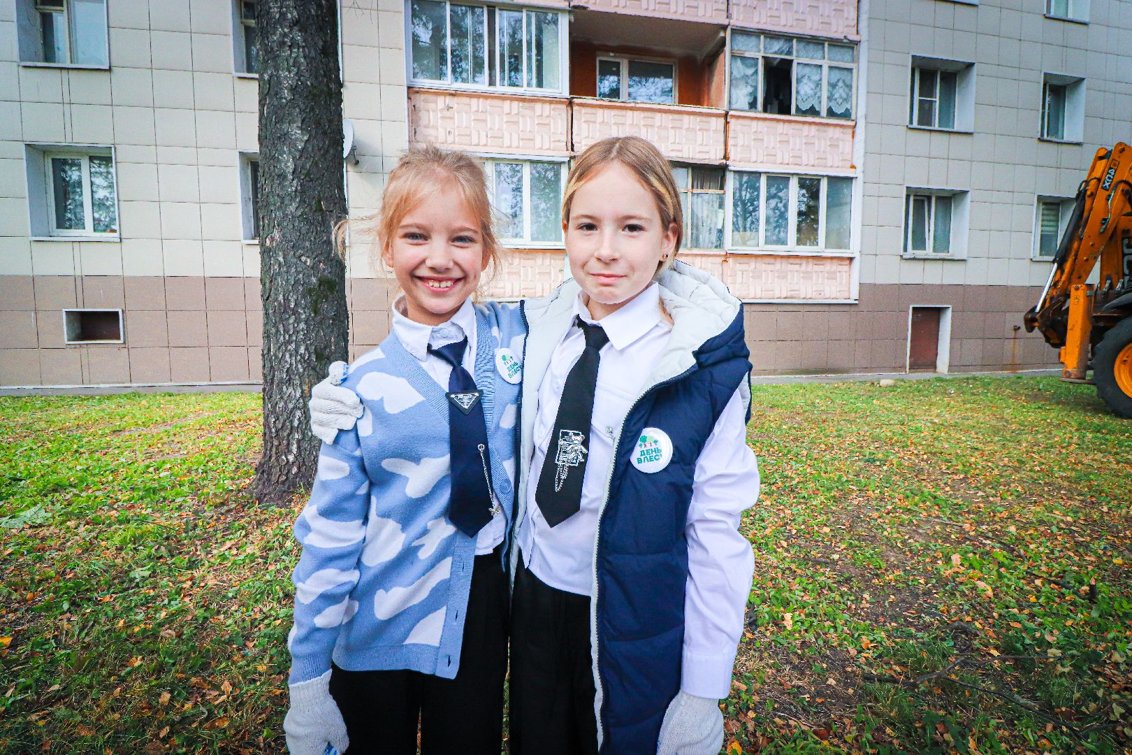 клин, общество, экология, высадка деревьев, дети, подмосковье,