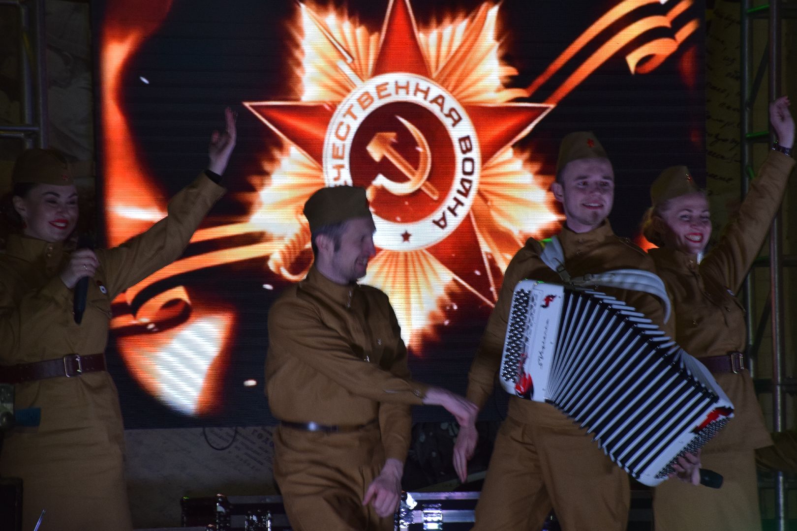 Павловский Посад, городской округ Павловский Посад, День Победы, концерт, Матрена Арт