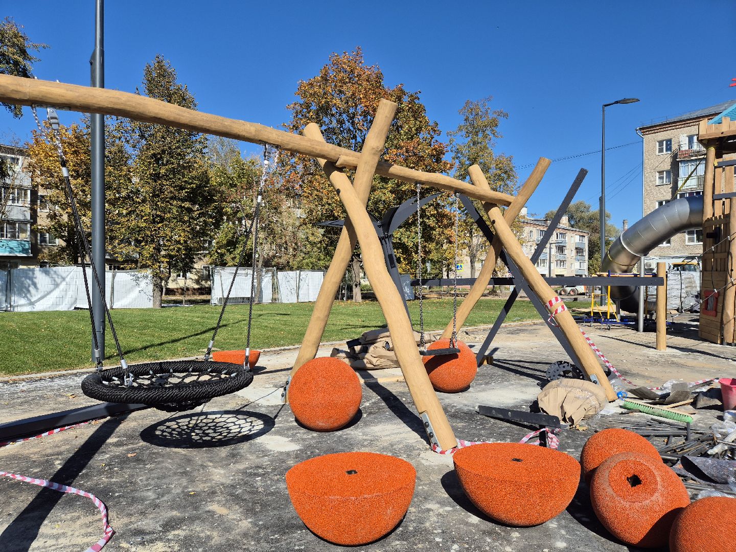 благоустройство сквера, дрезна,