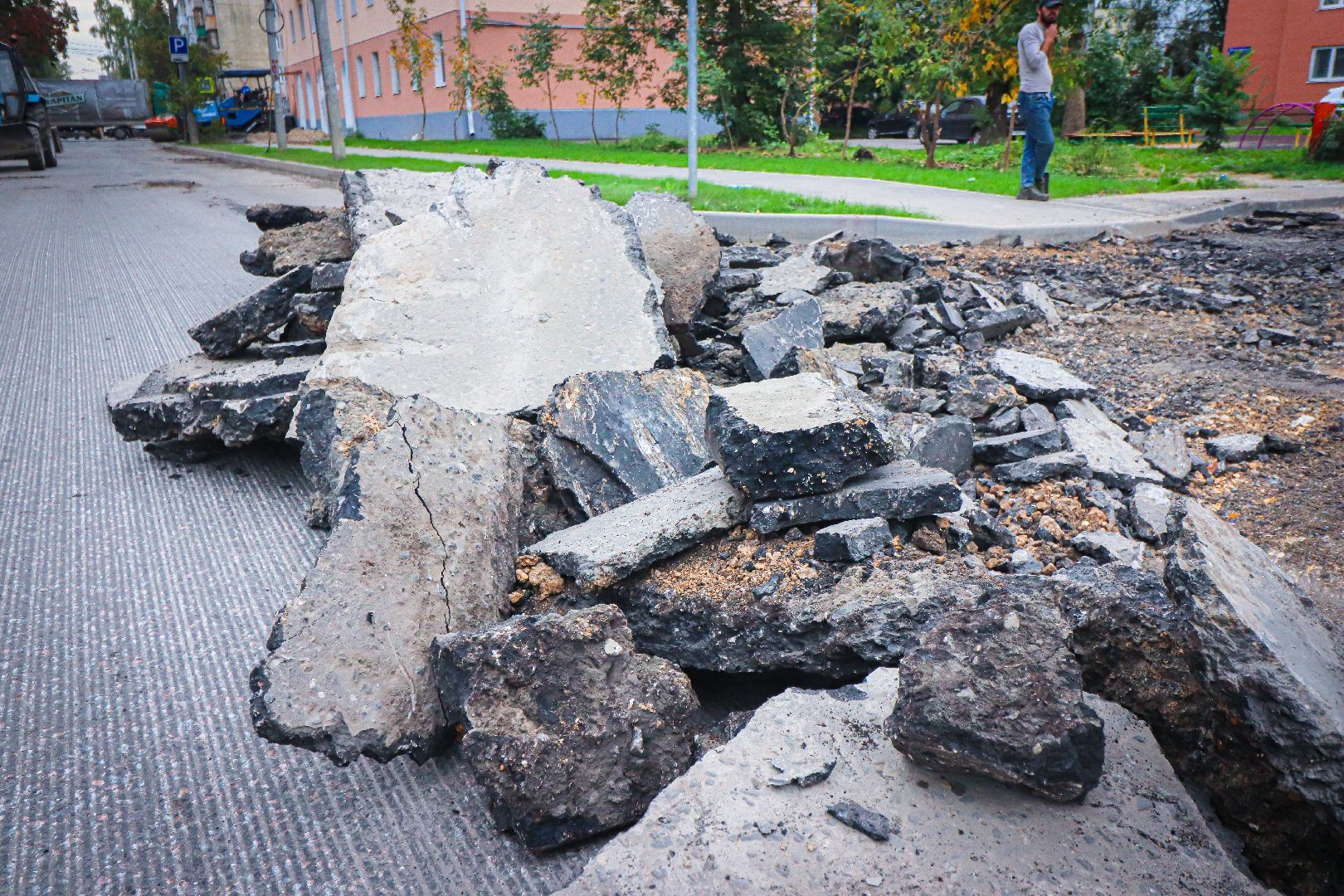 клин, общество, ремонт дороги, транспорт, благоустройство,