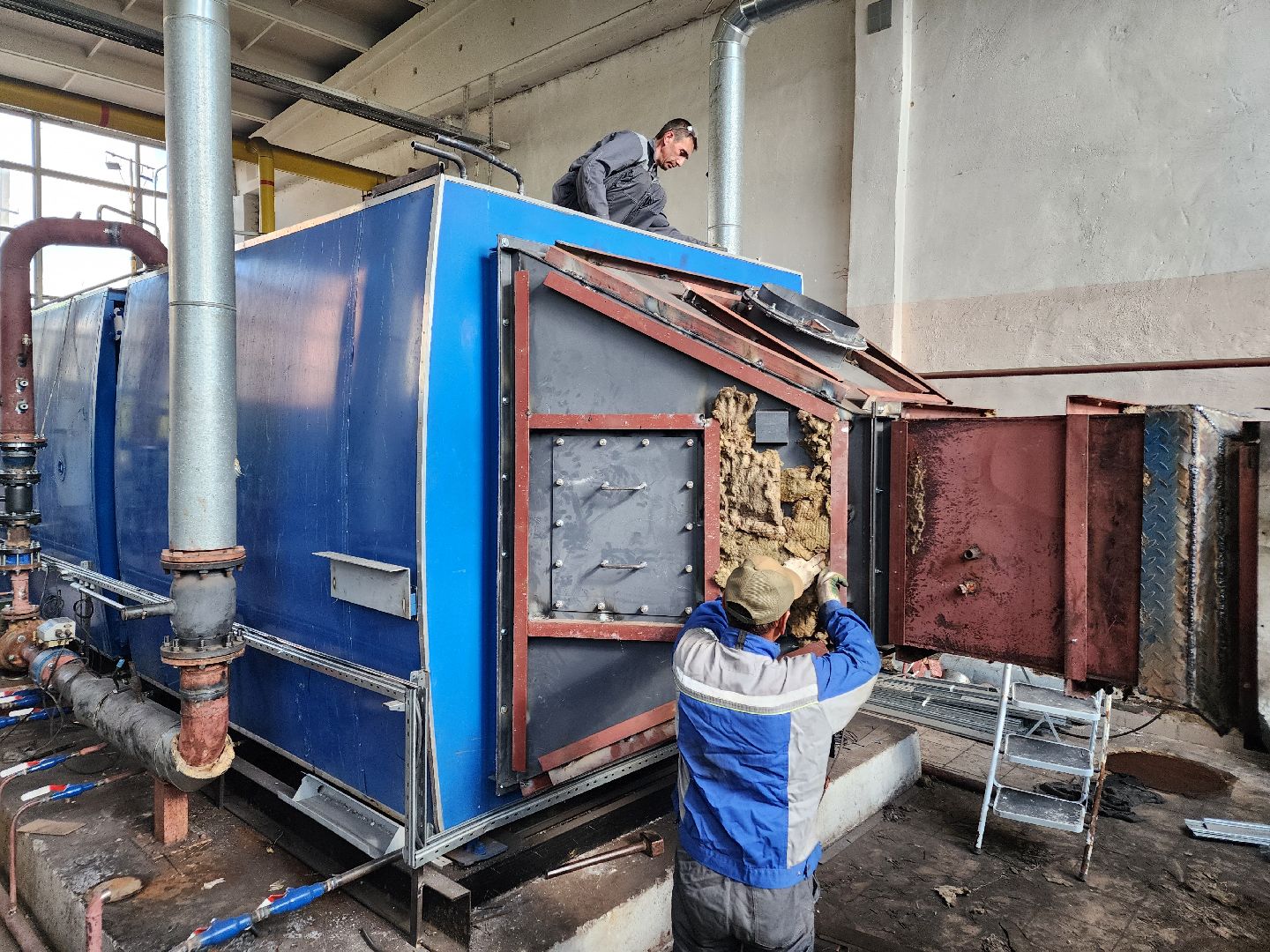 чехов, поселок мещерское, котельная 5, модернизация, реконструкция, обновление, замена котлов, система химической подготовки воды, ремонт и замена оборудования, подготовка к отопительному сезону,замена автоматики, пробные топки, отопление, теплоснабжение, горячее водоснабжение, жилые дома, ссоциальные объекты, психбольница,установка, подключение, монтаж,
