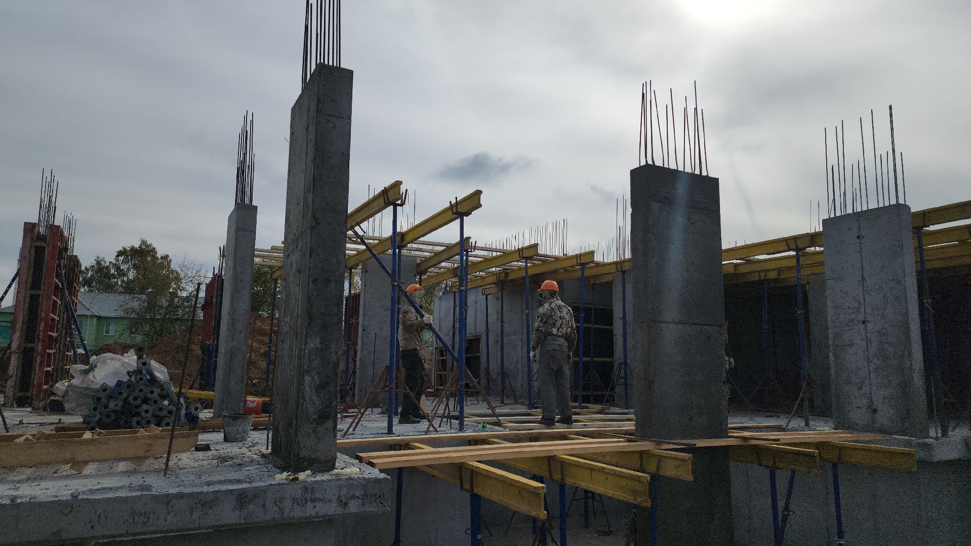 Зарайск, Строительство, дом для переселенцев зарайск, Новый дом в Зарайске,