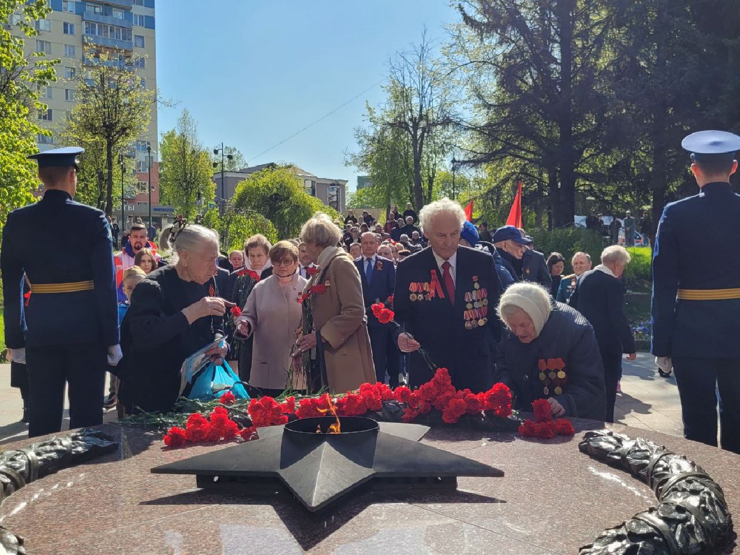 день победы; 9 мая; видное; возложение; аллея славы; дань памяти