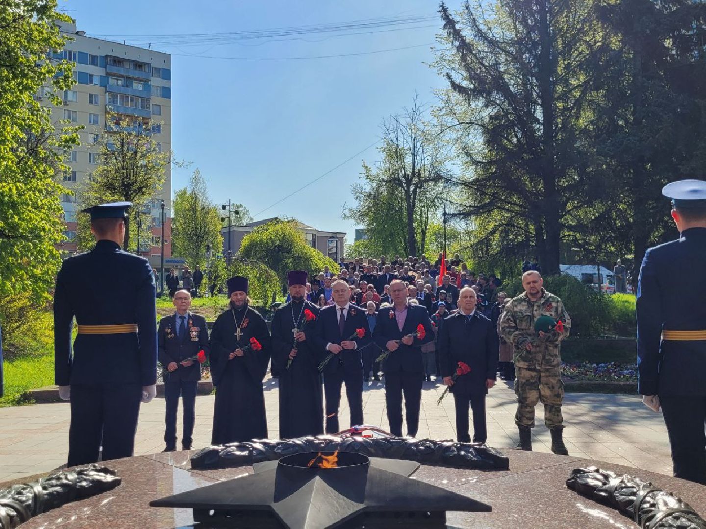 день победы; 9 мая; видное; возложение; аллея славы; дань памяти