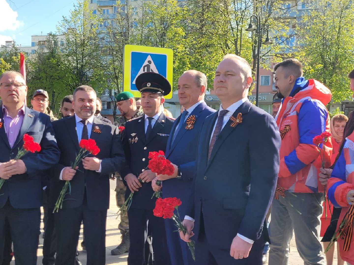 день победы; 9 мая; видное; возложение; аллея славы; дань памяти