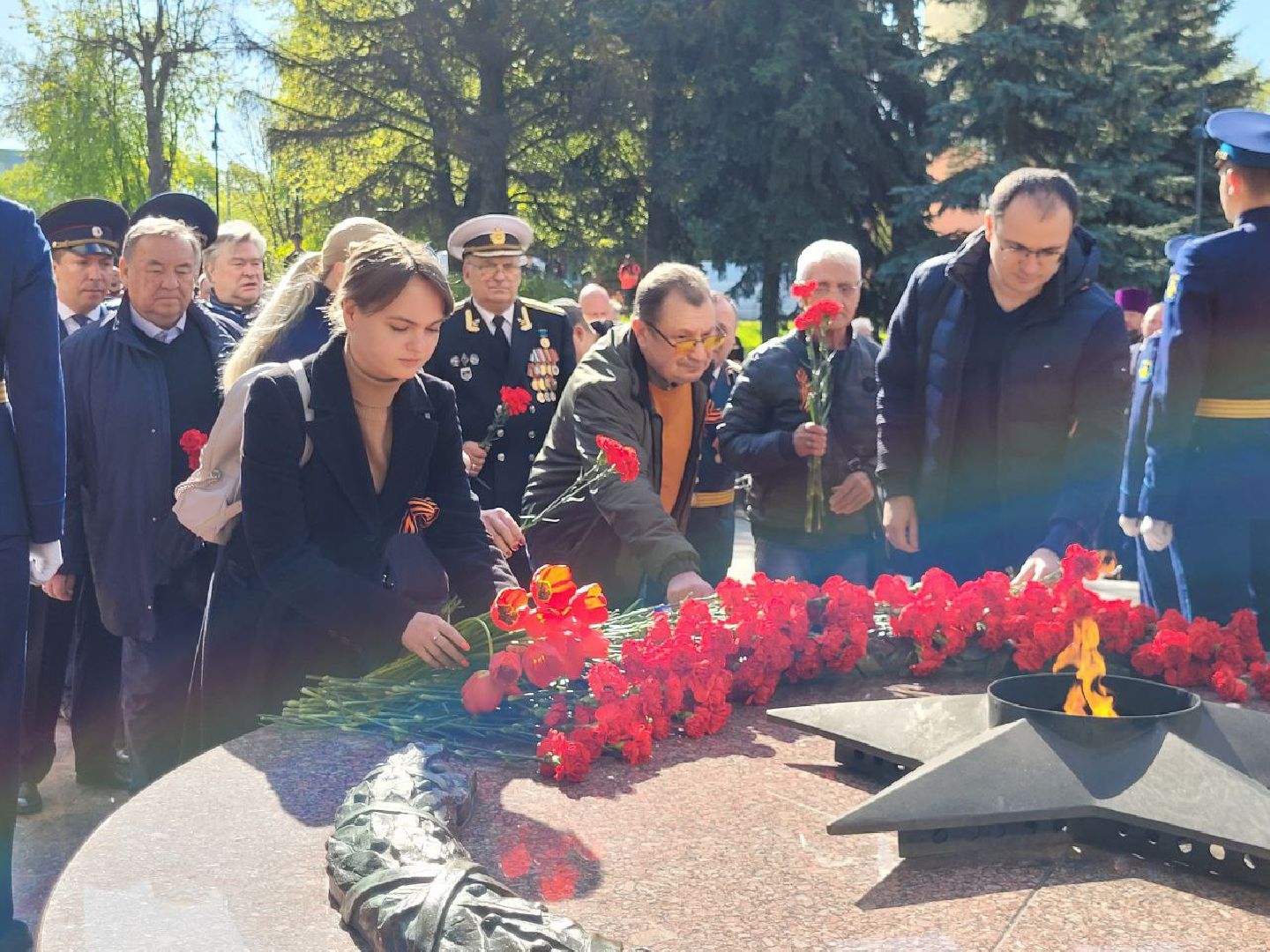 день победы; 9 мая; видное; возложение; аллея славы; дань памяти