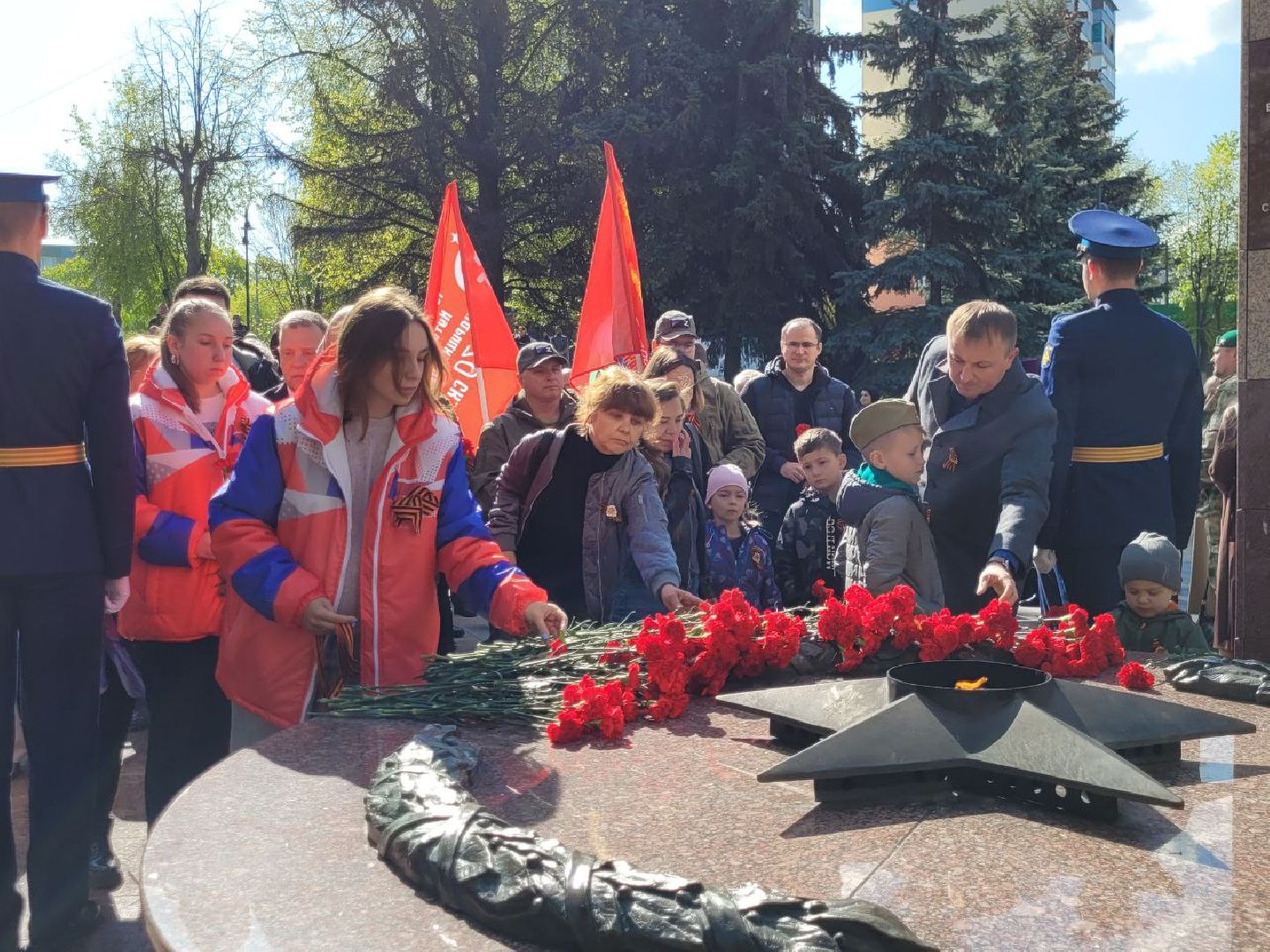 день победы; 9 мая; видное; возложение; аллея славы; дань памяти