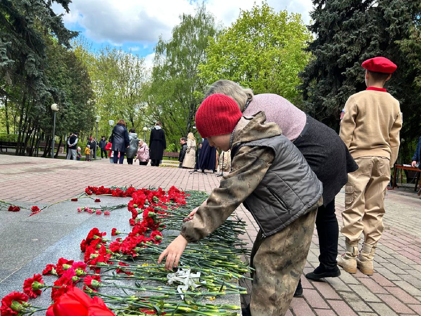 Подольск, возложение цветов, память, дань уважения