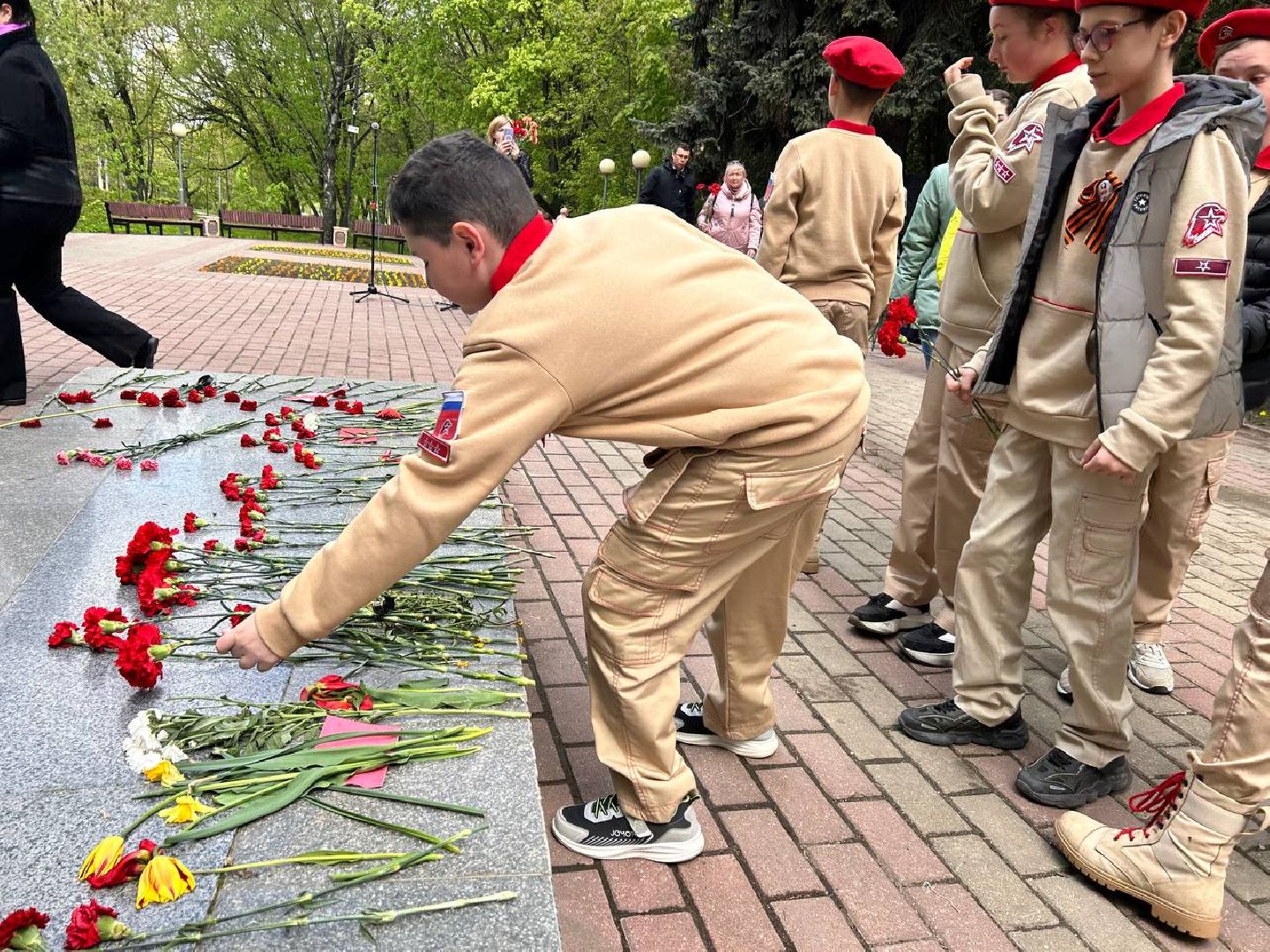 Подольск, возложение цветов, память, дань уважения