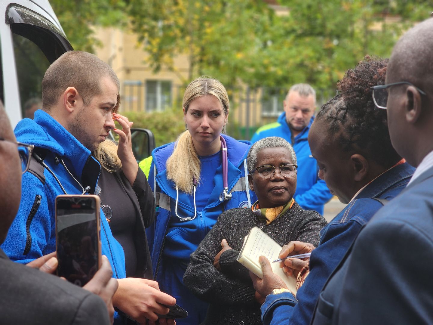 королёв, подстанция скорой помощи в королеве, гости из африки в королеве, делегация, медицина, обмен опытом,