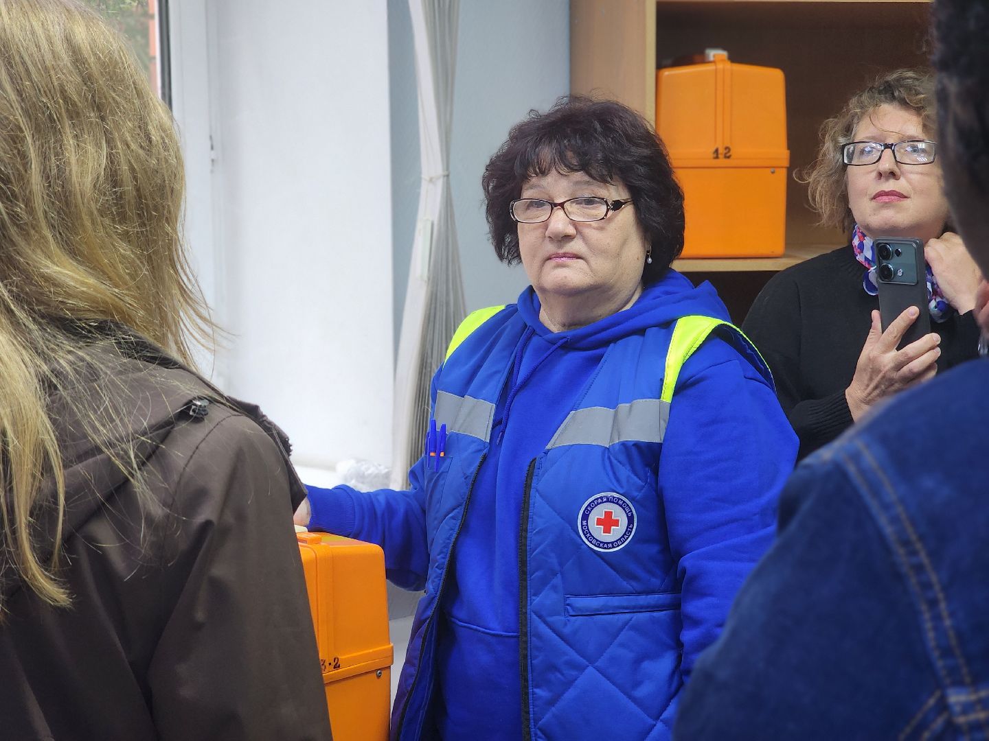 королёв, подстанция скорой помощи в королеве, гости из африки в королеве, делегация, медицина, обмен опытом,