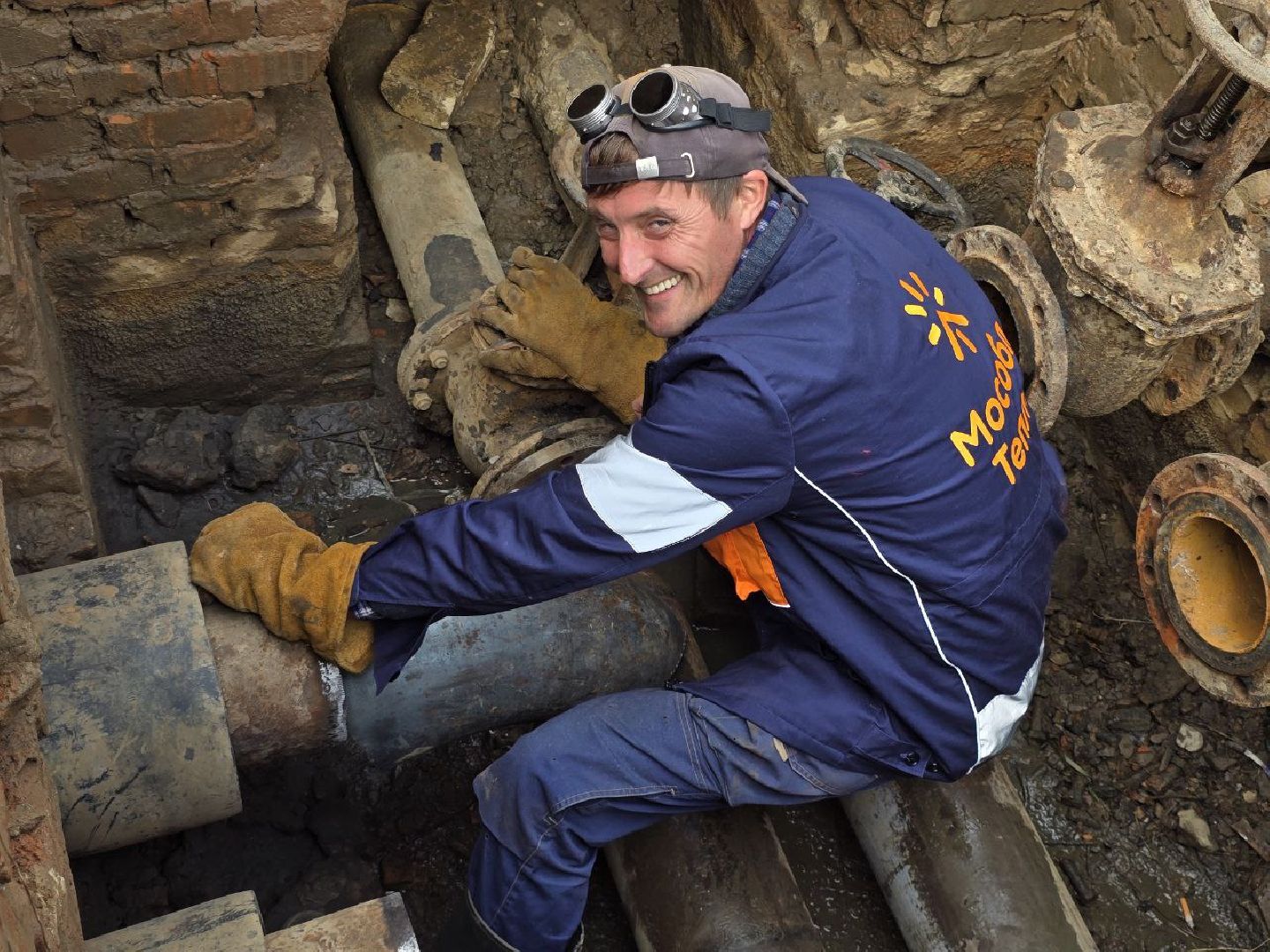 можайск, можайский муниципальный округ, подмосковье, жкх, отопительный сезон, мособлтепло, замена аварийного участка теплотрассы,