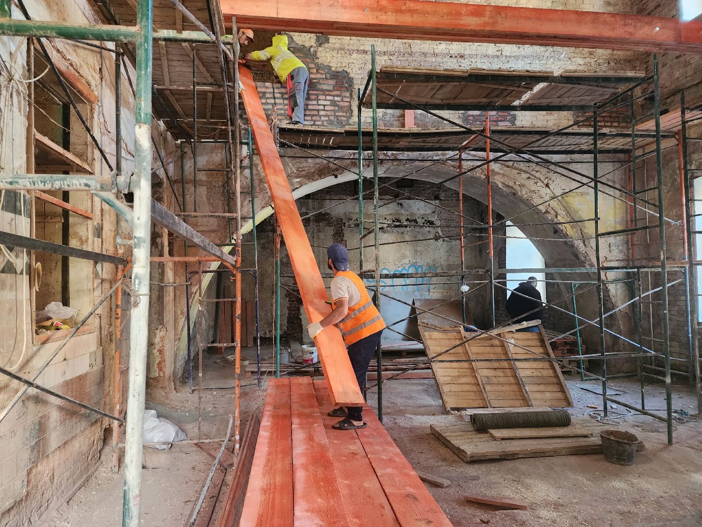 красноармейск, городской округ пушкинский, фонд капитального ремонта, реставрация здания,