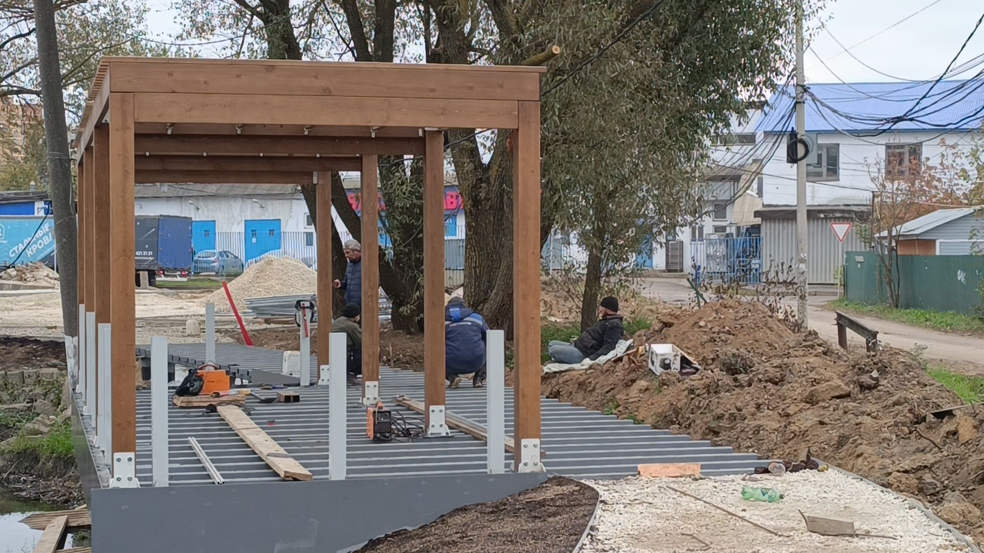 парк, лобня , благоустройство,