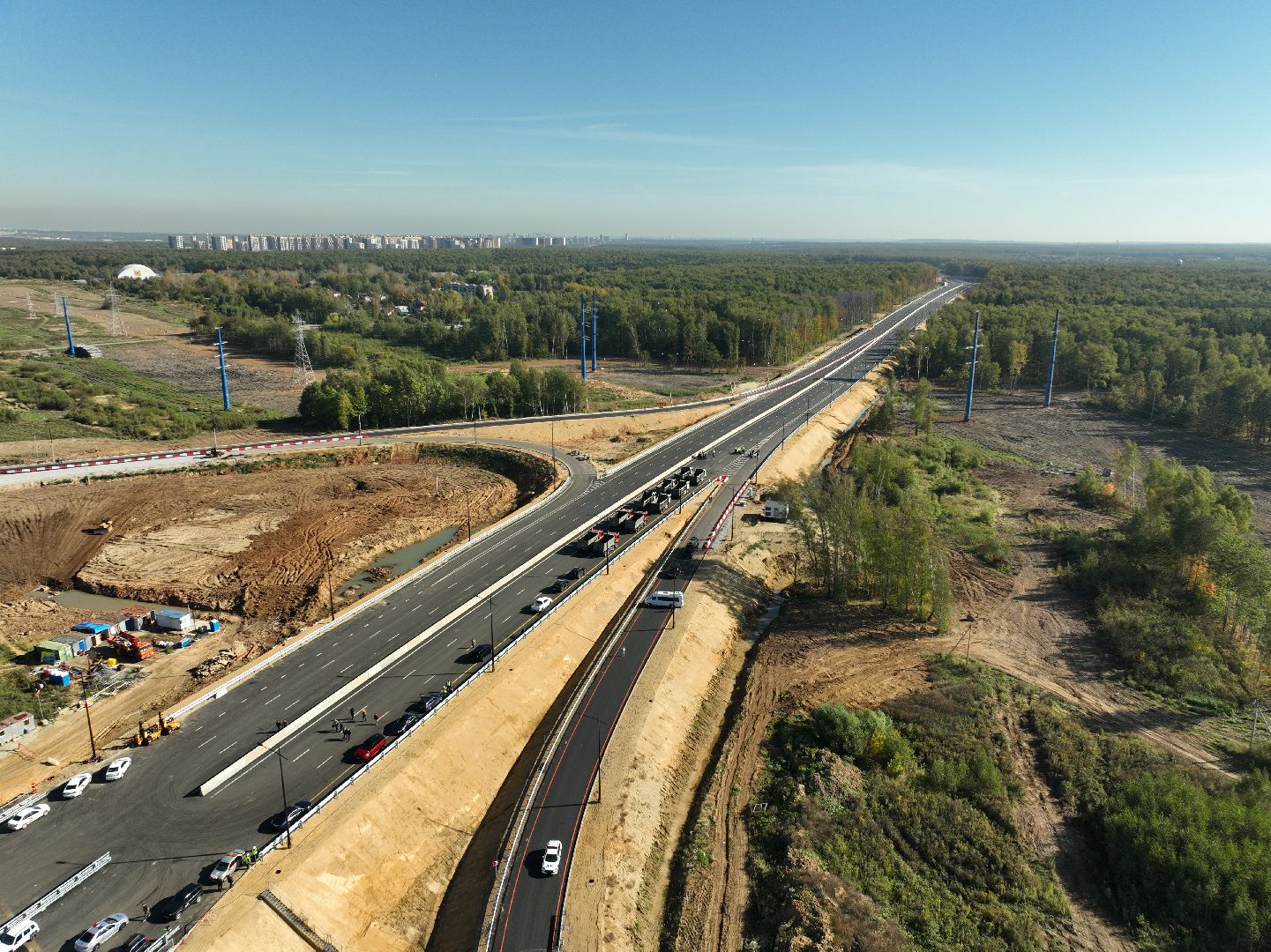 видео с коптера, юла, южно-лыткаринская автодорога,