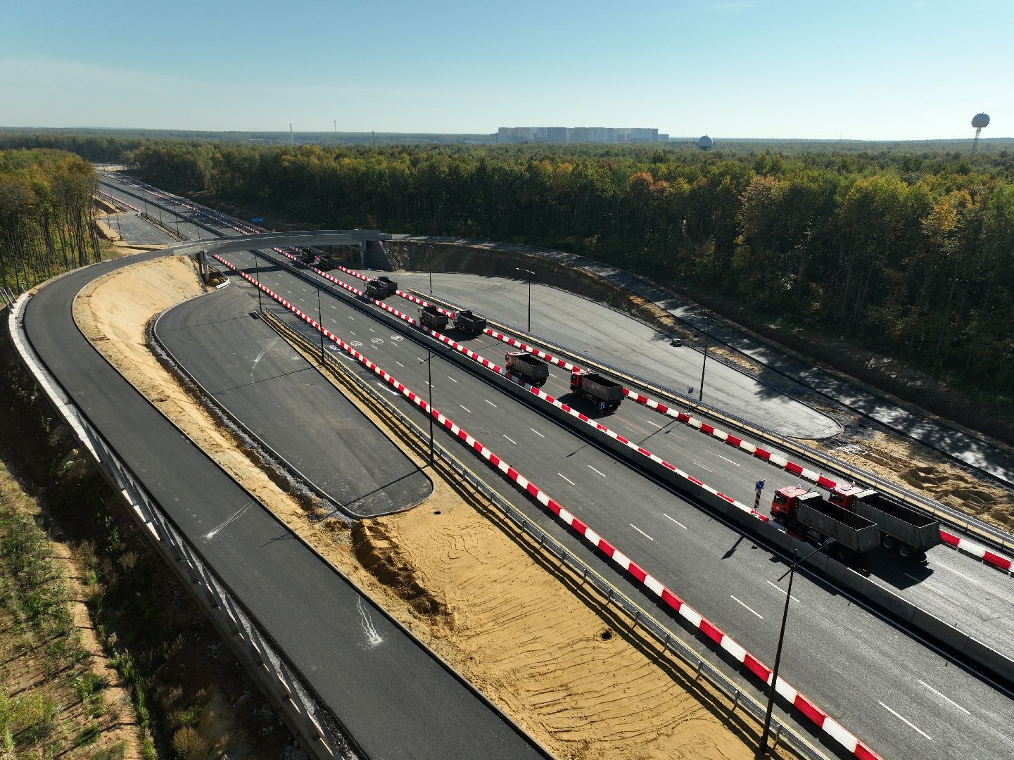 видео с коптера, юла, южно-лыткаринская автодорога,