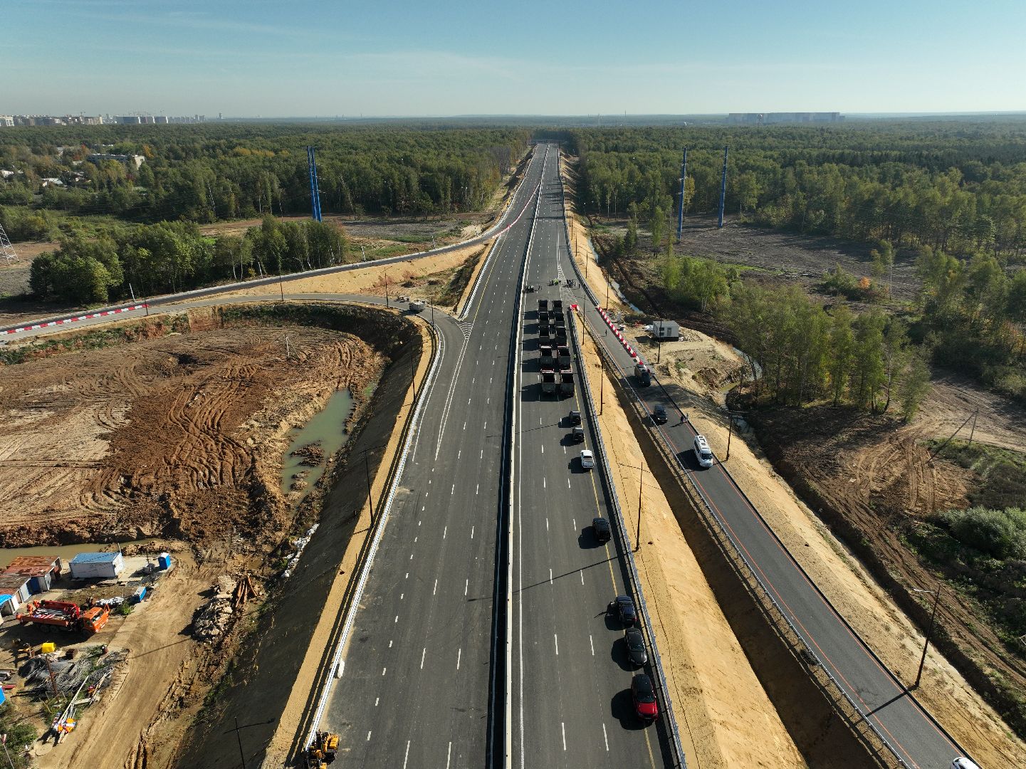 видео с коптера, юла, южно-лыткаринская автодорога,