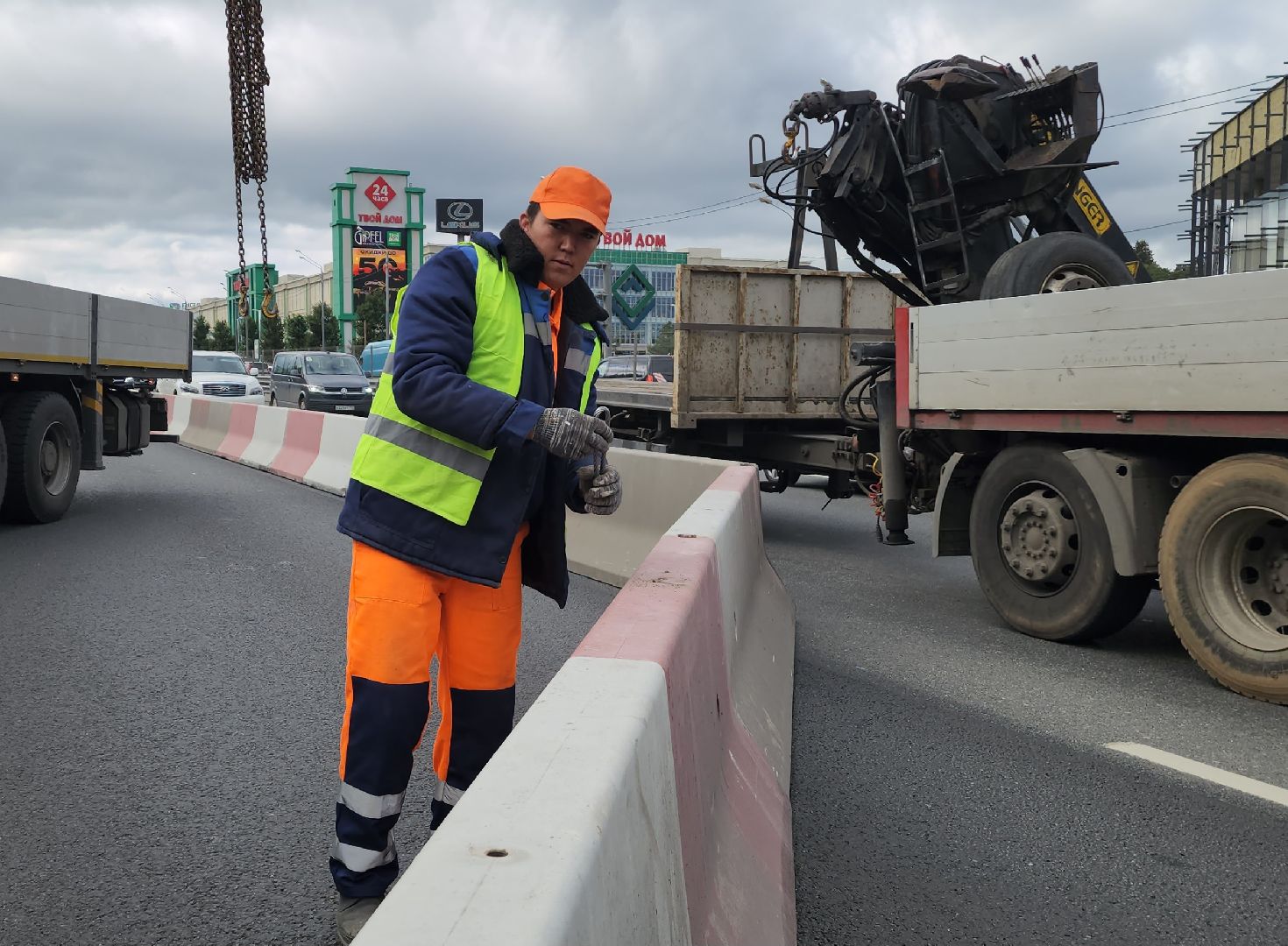 красногорск, балтия, новая рига, ремонт , ограничение движения,