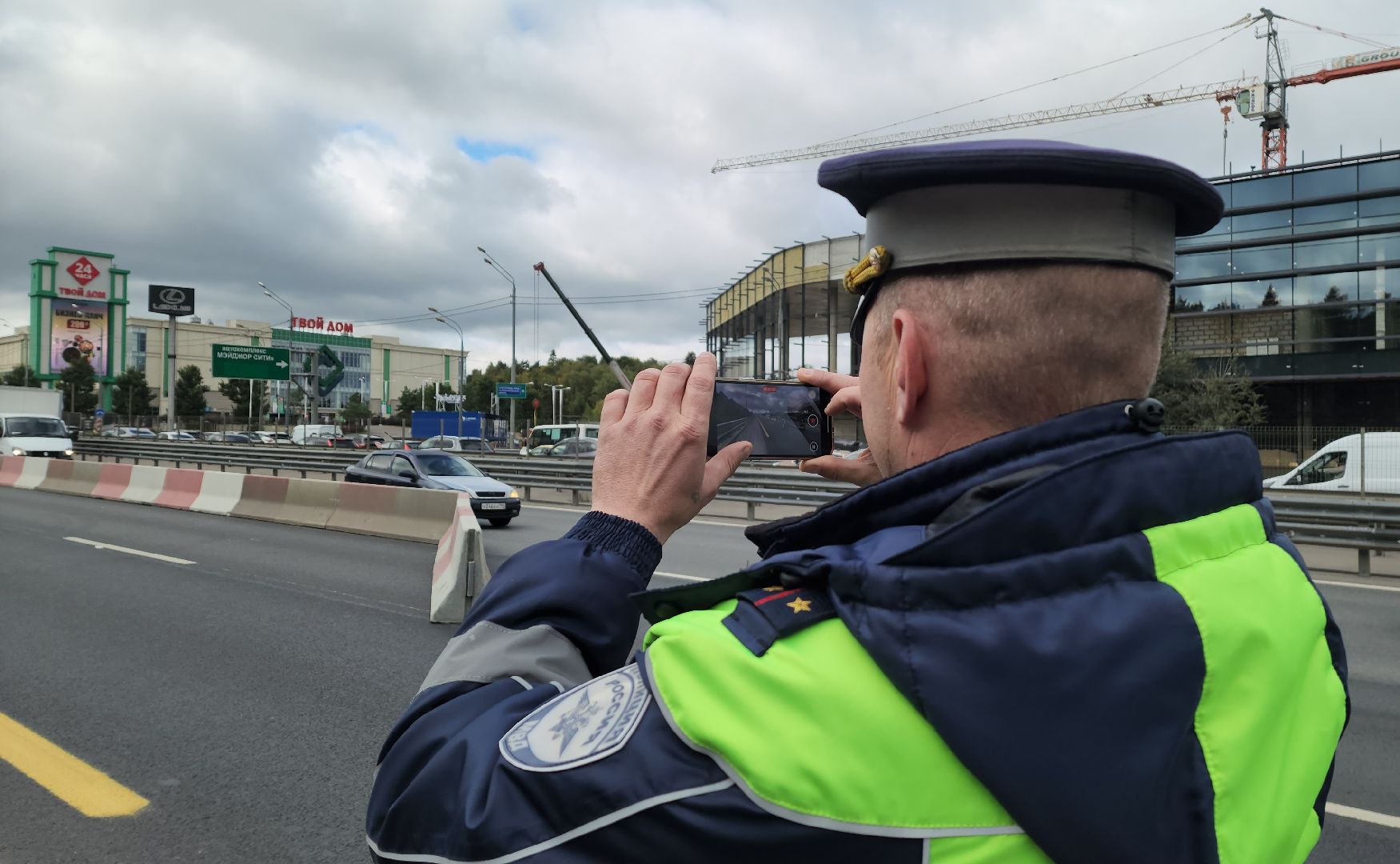 красногорск, балтия, новая рига, ремонт , ограничение движения,