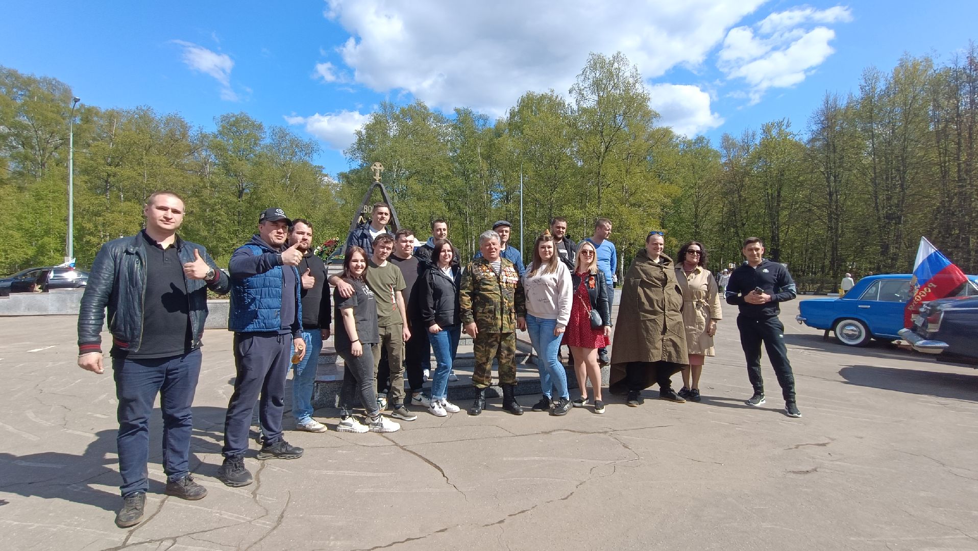 Лобня, автопробег, Победа