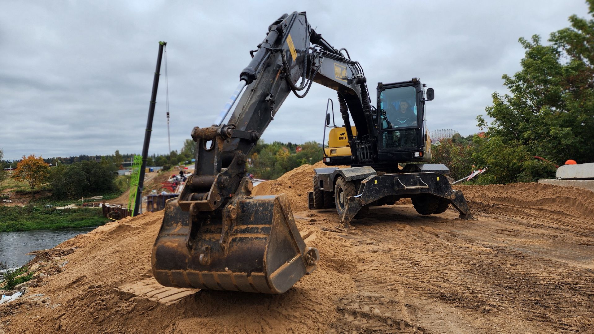 руза, поречье, ремонт моста, дороги,