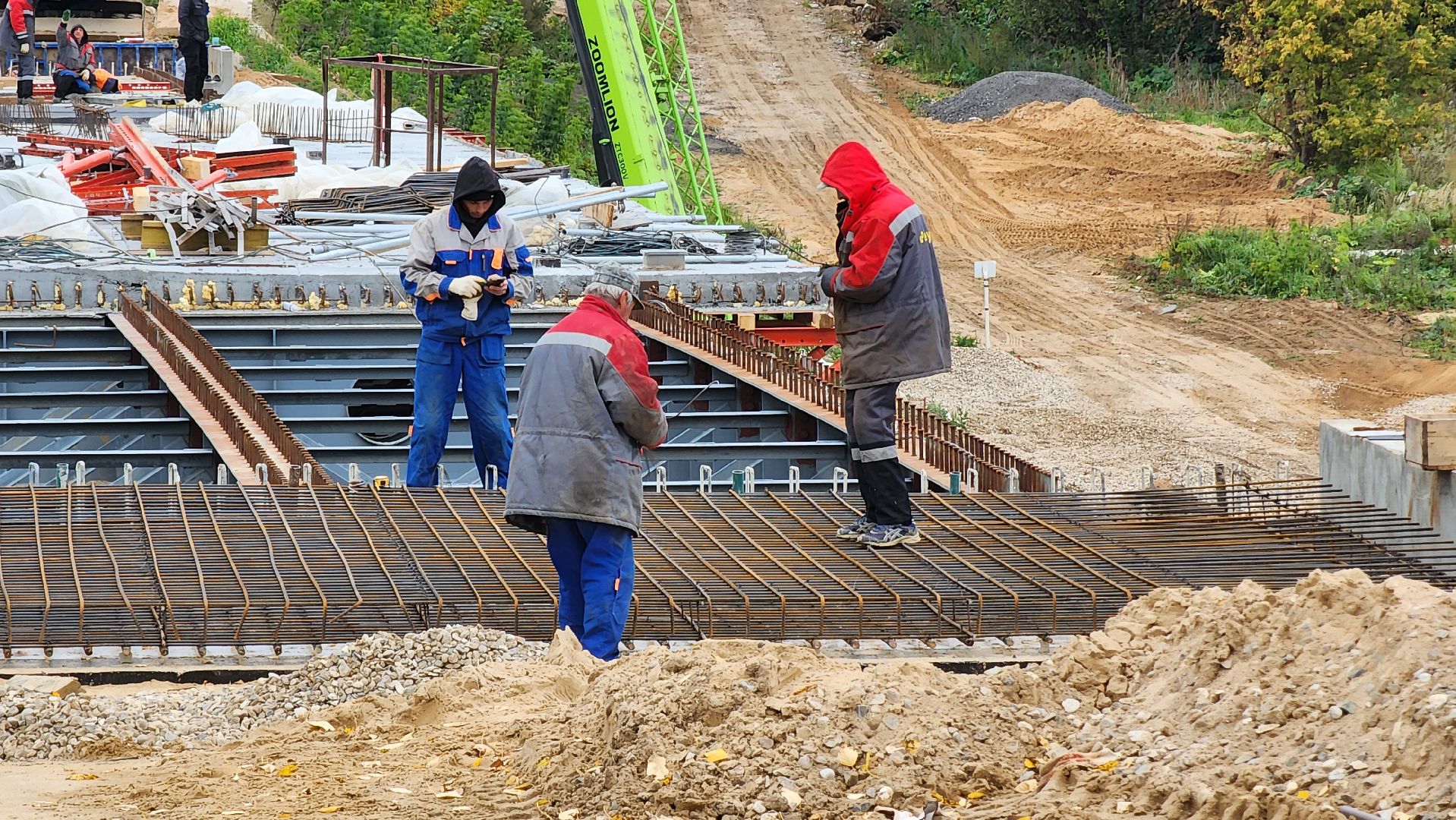 руза, поречье, ремонт моста, дороги,