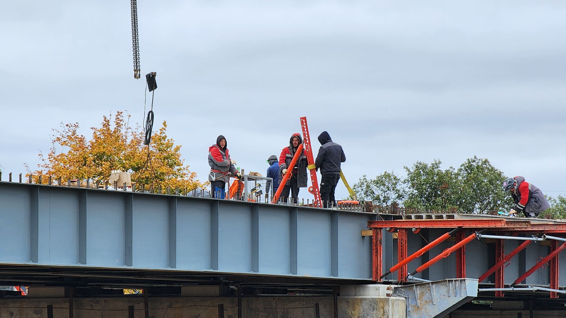 руза, поречье, ремонт моста, дороги,