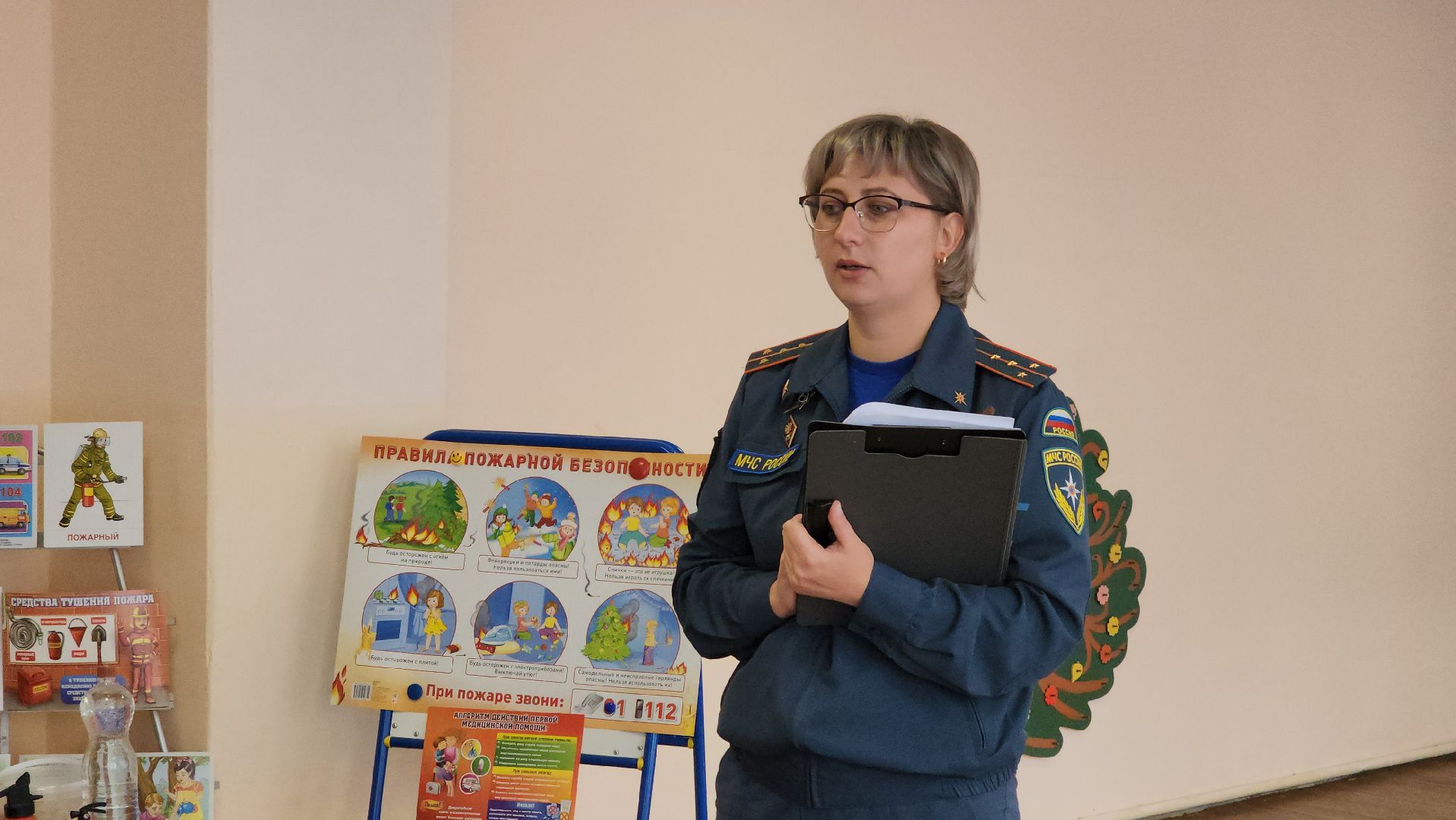 кашира, дети, детский сад, пожарная безопасность, пожнадзор, мчс,