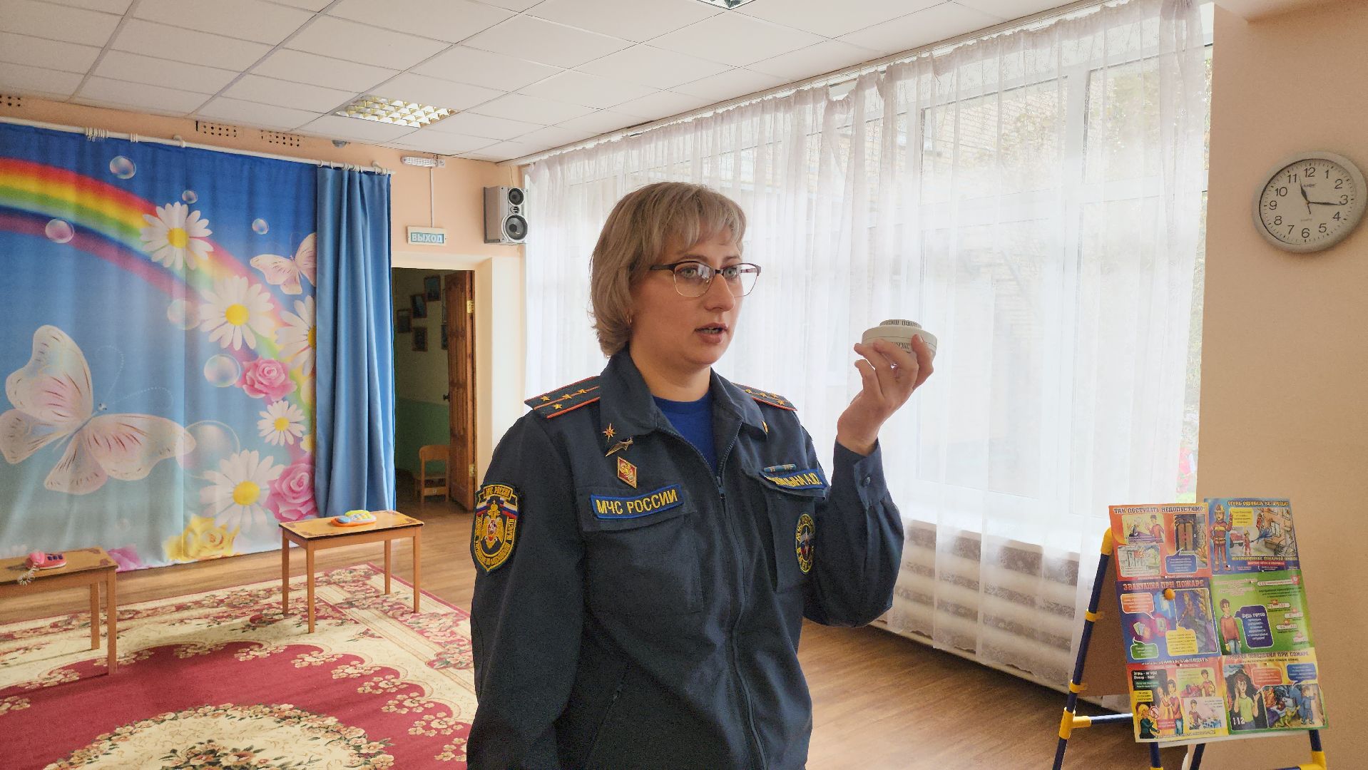 кашира, дети, детский сад, пожарная безопасность, пожнадзор, мчс,