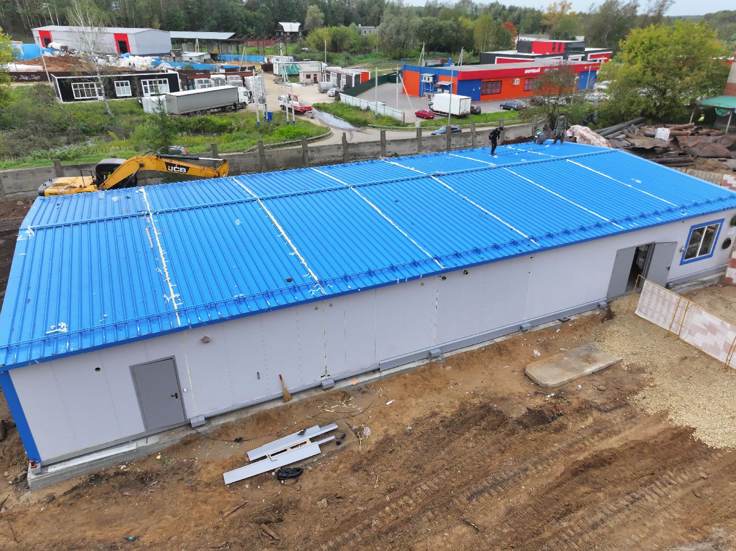 видео с коптера, котельная в солнечногорске,