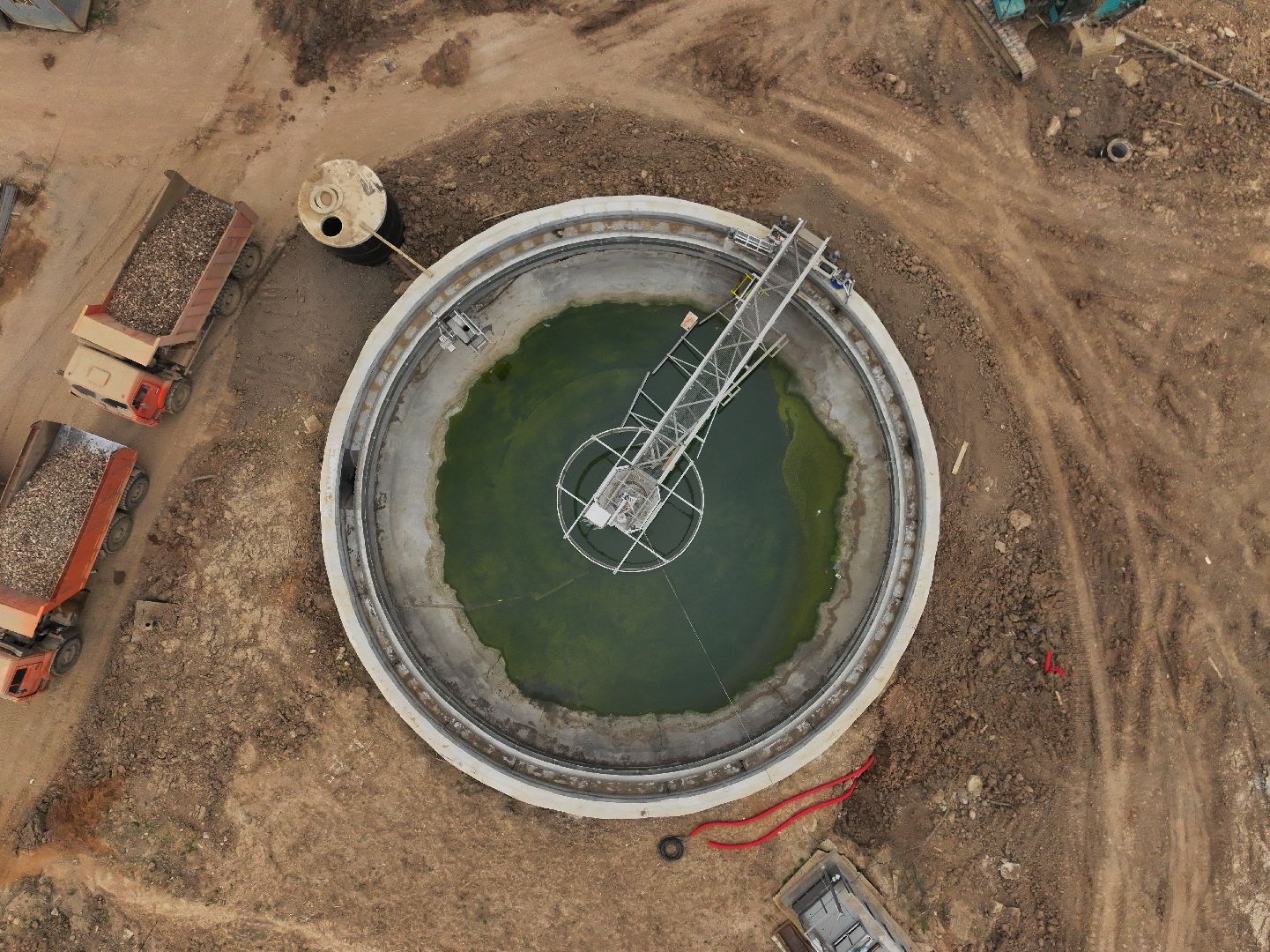 видео с коптера, очистные в солнечногорске,