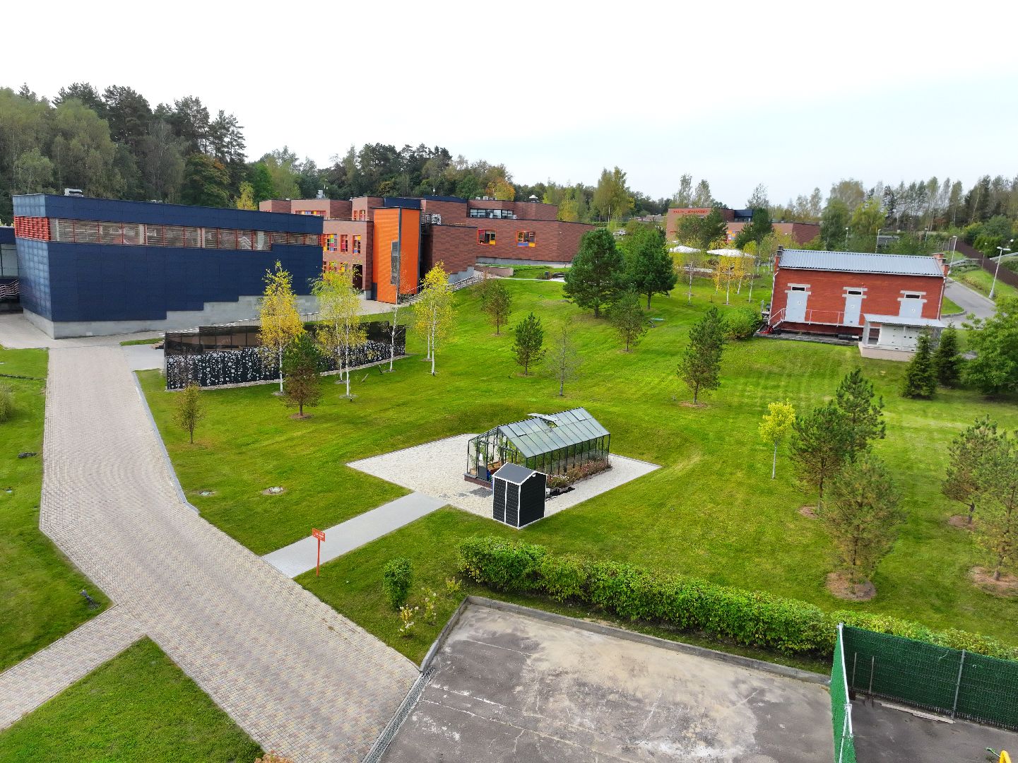 видео с коптера, семейный городок серпухов,